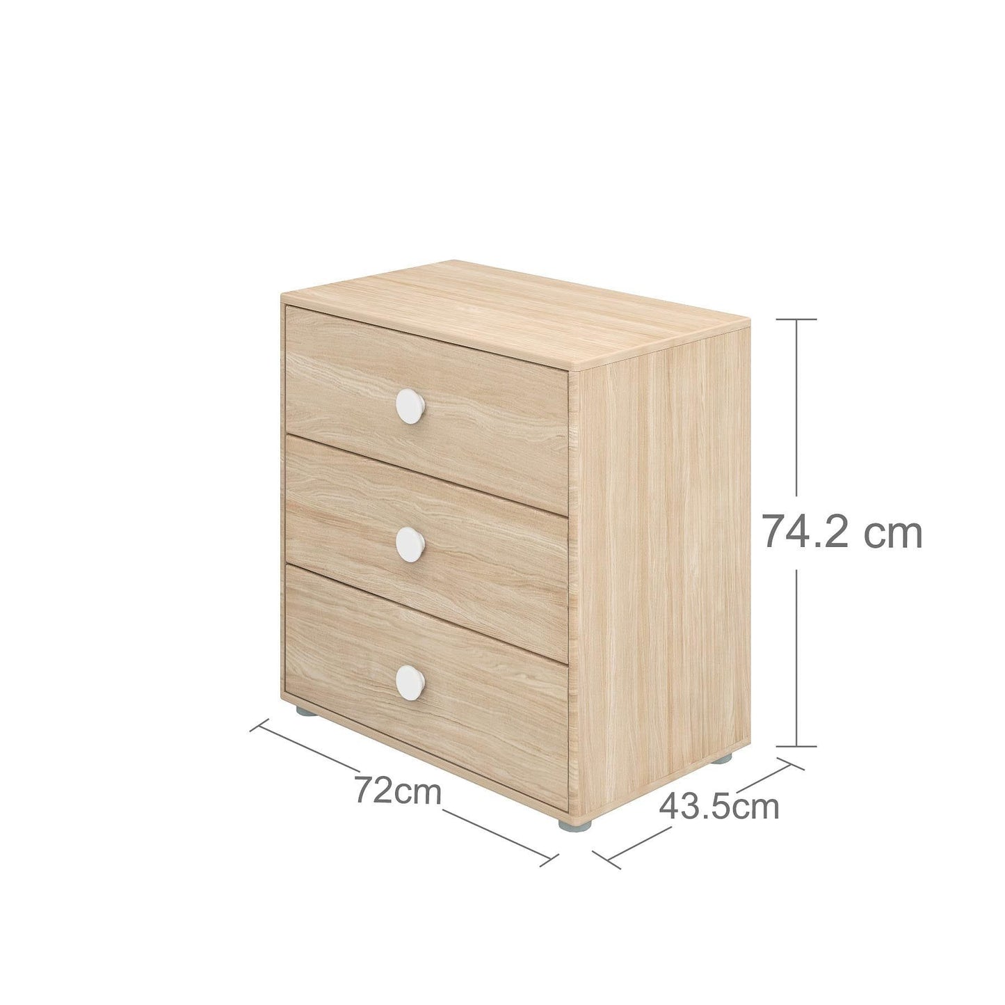 Commode 3 tiroirs, Nor