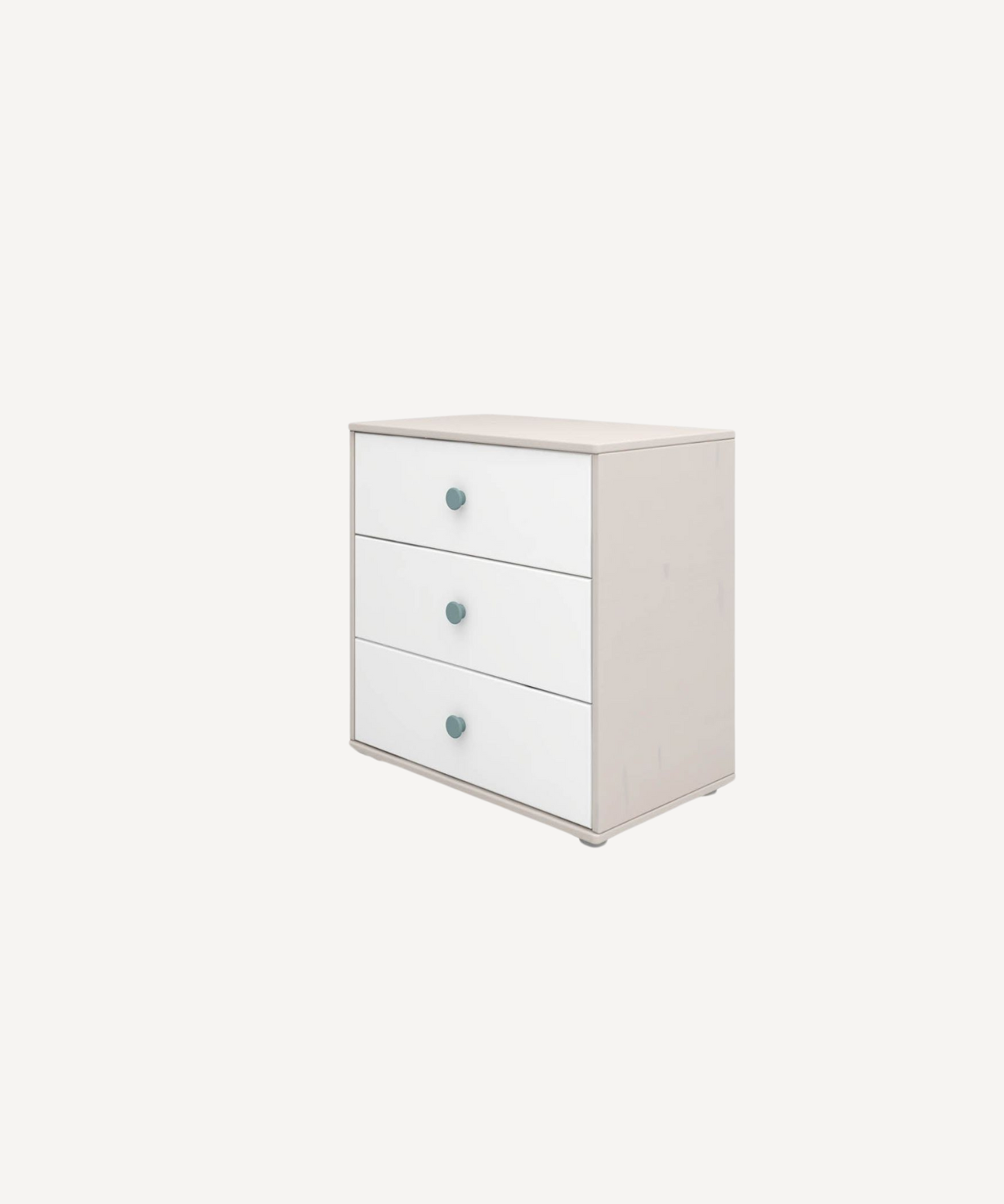 Commode trois tiroirs avec pieds, collection Classique