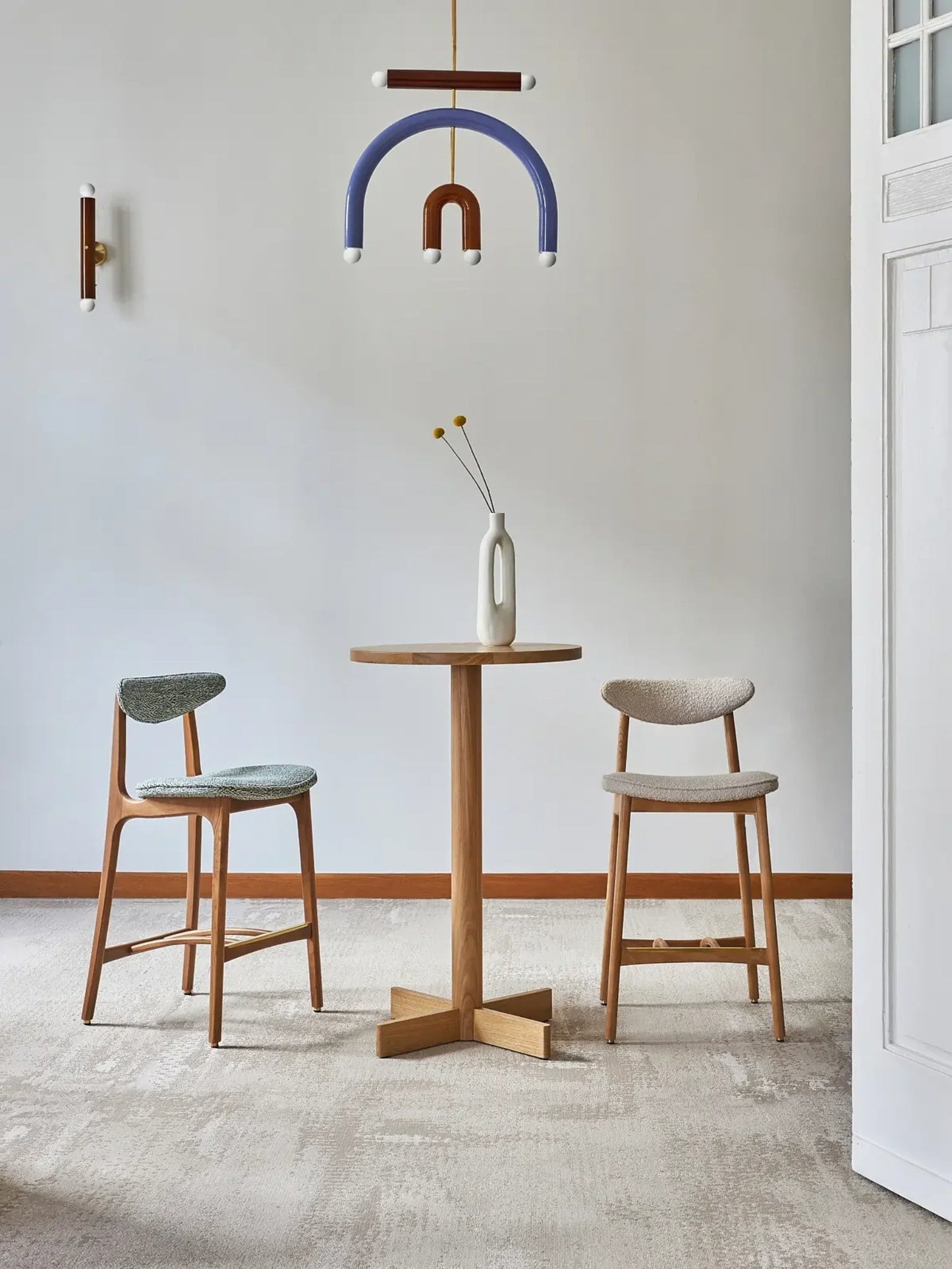 200-190 Bar Stool S/65 in Velvet Indigo