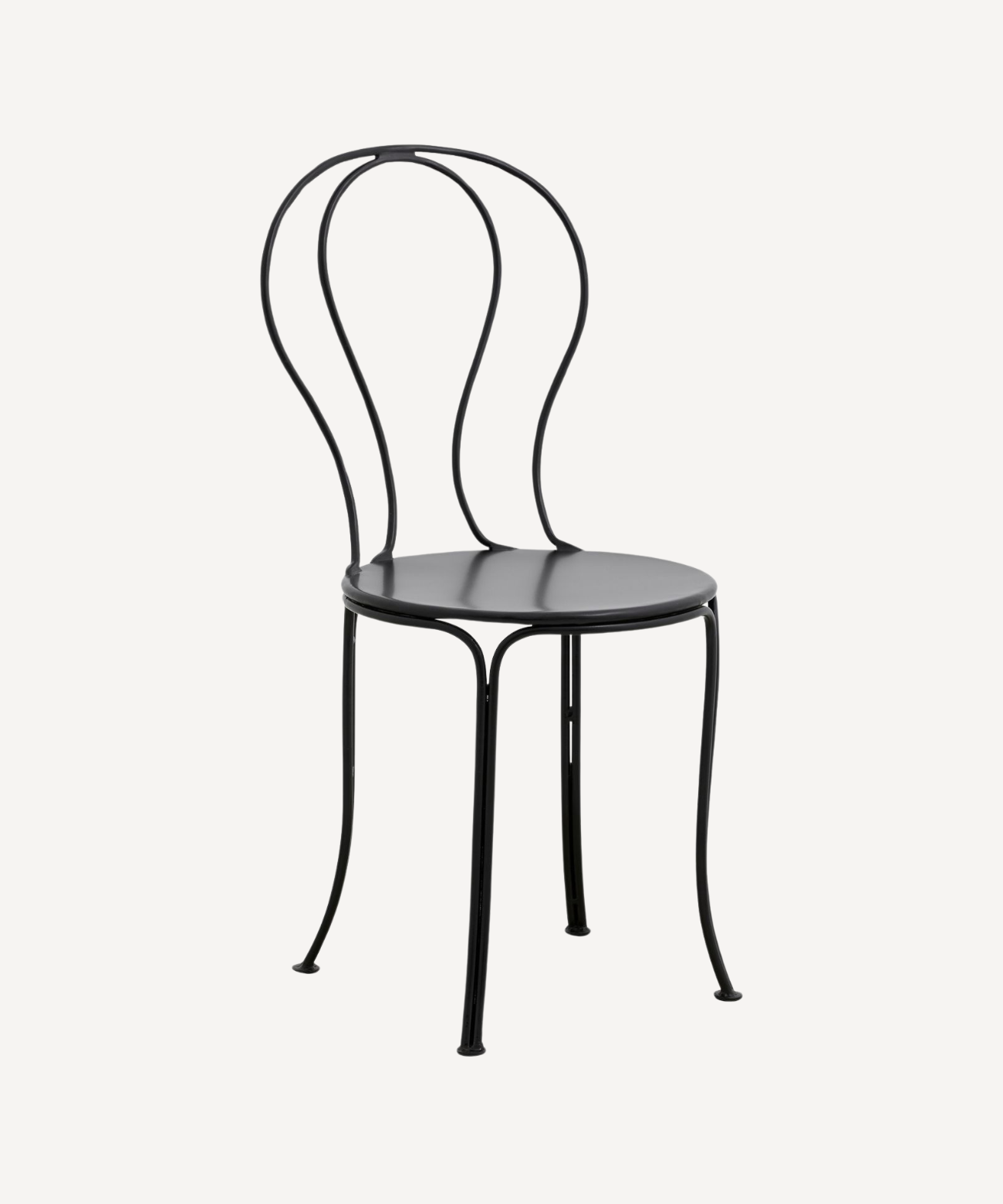 Chaise de jardin OLIVO, en fer noir