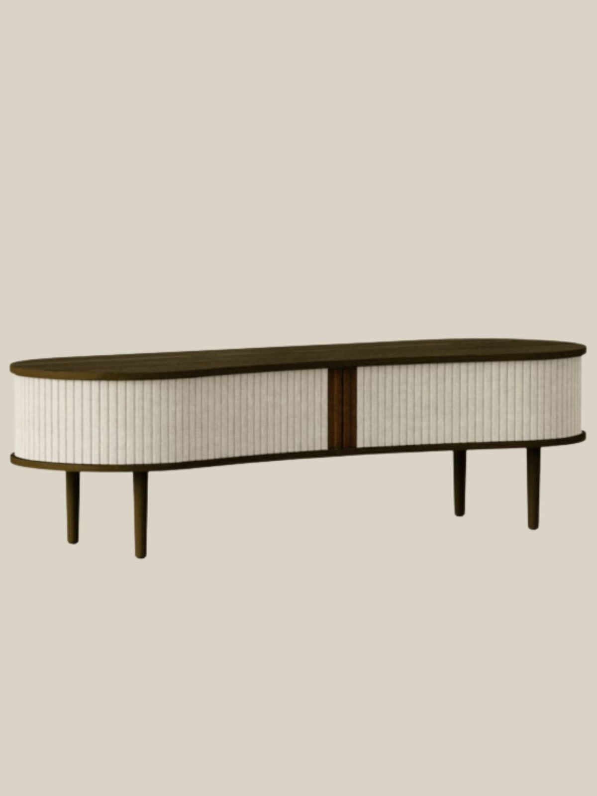 Banc TV en chêne foncé, Audacious