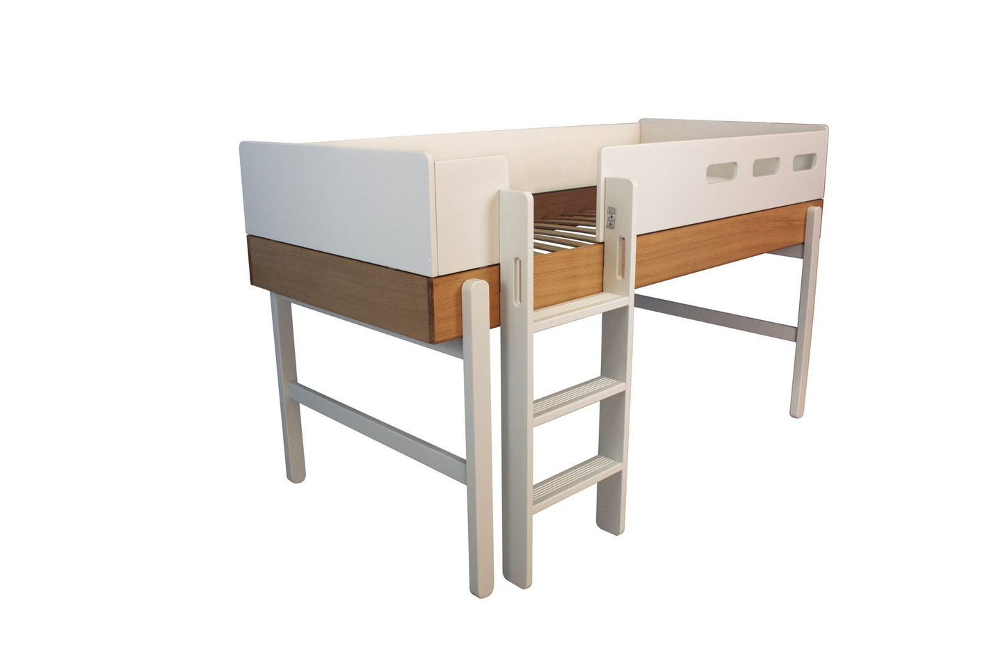 FLEXA Mid-high bed with straight ladder