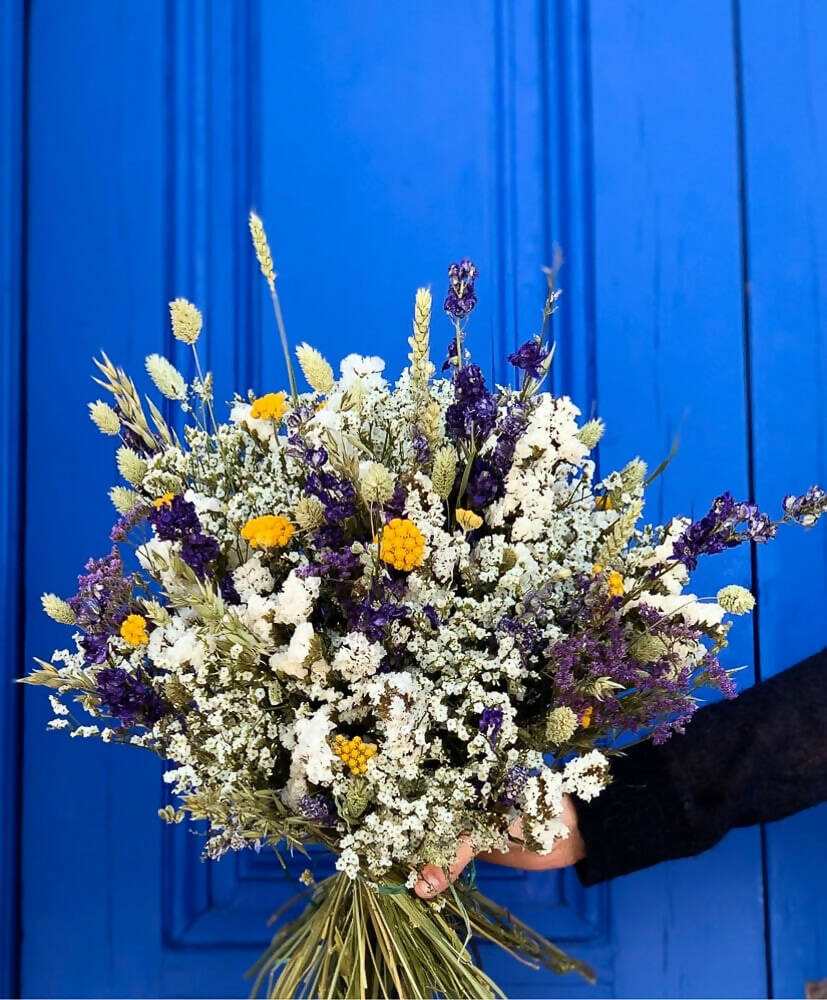 Bouquet de fleurs séchées "Cadaqués"