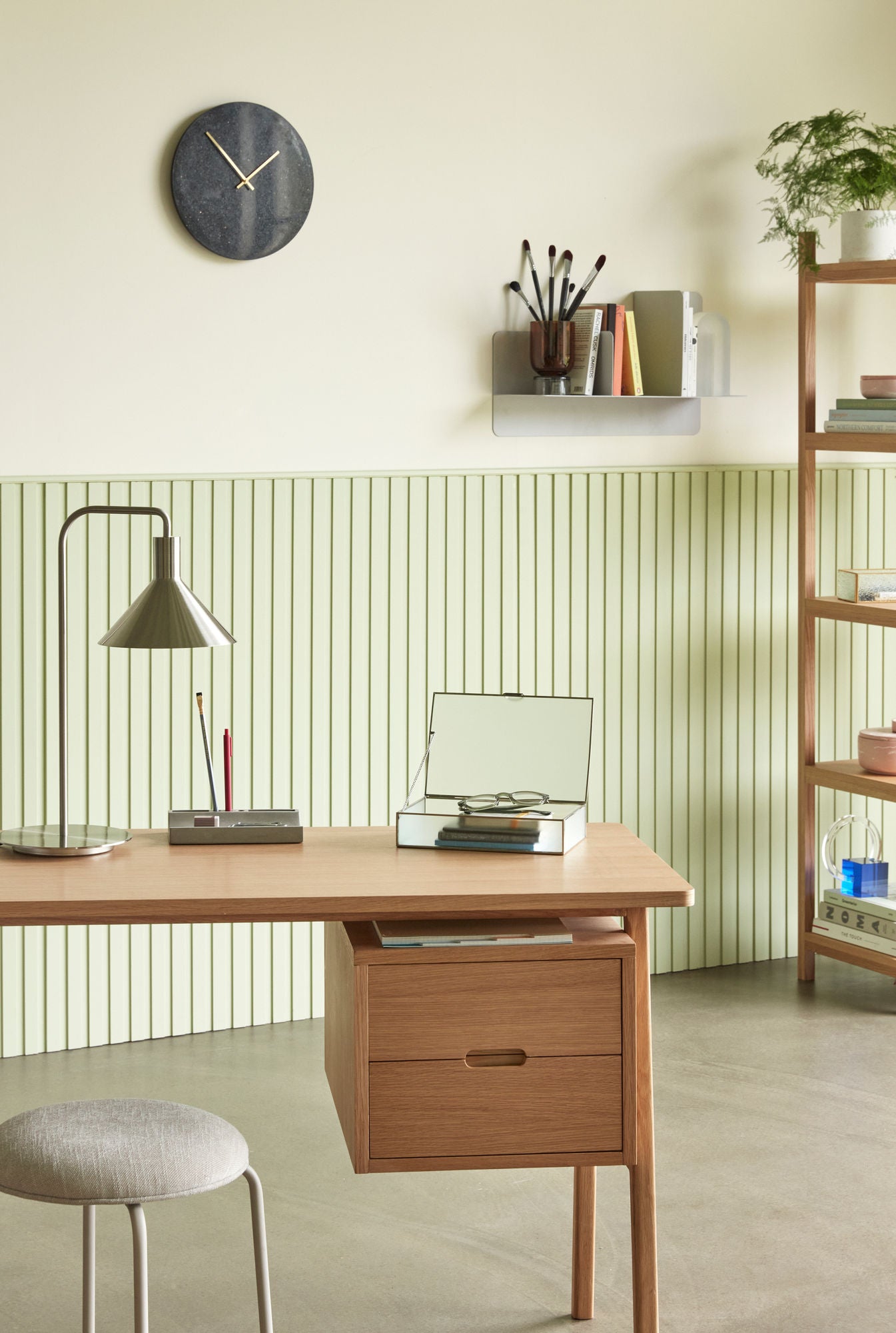 Etagère simple placage de chêne