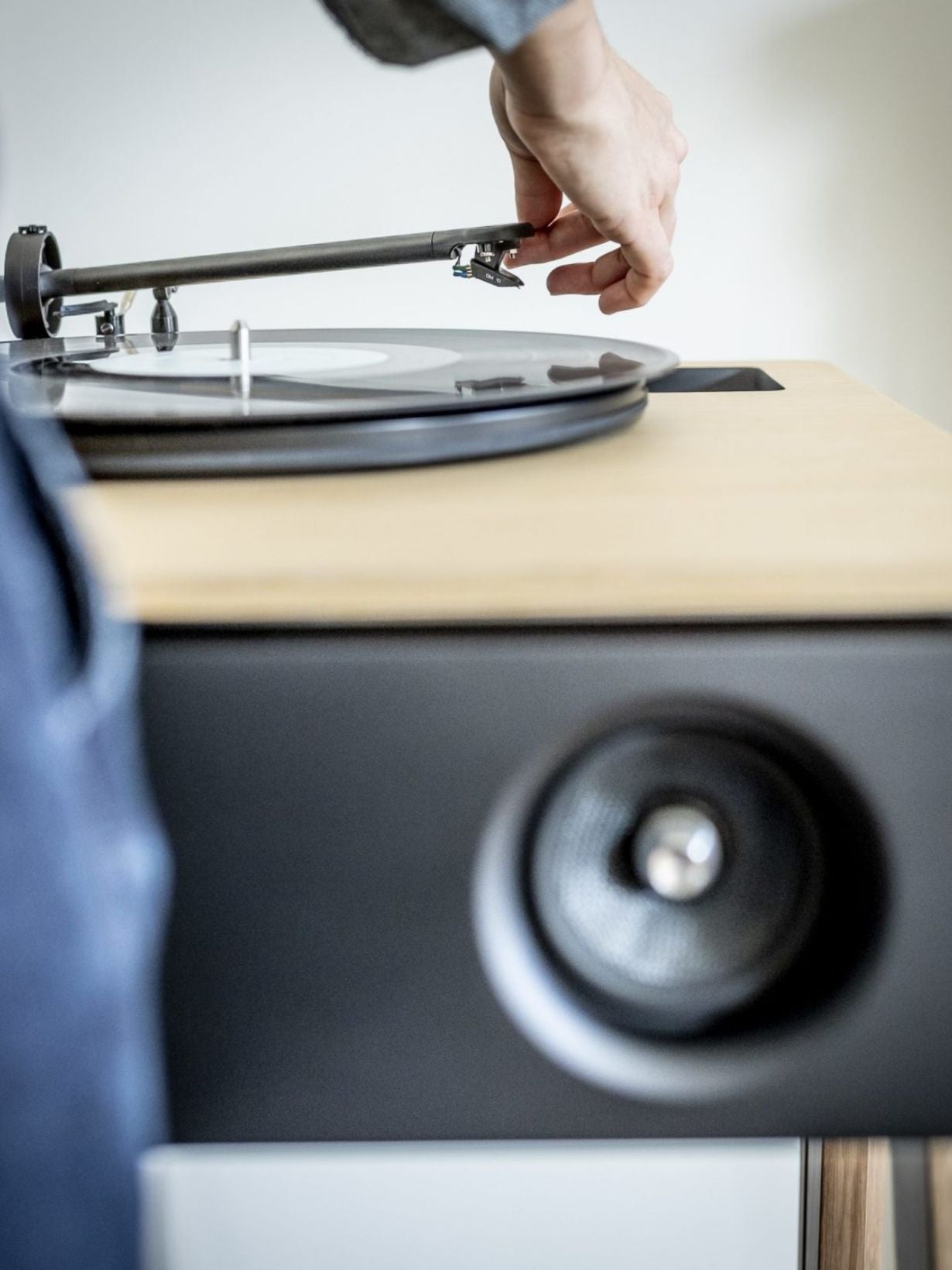 Platine vinyle avec enceintes haute-fidélité, LX Platine