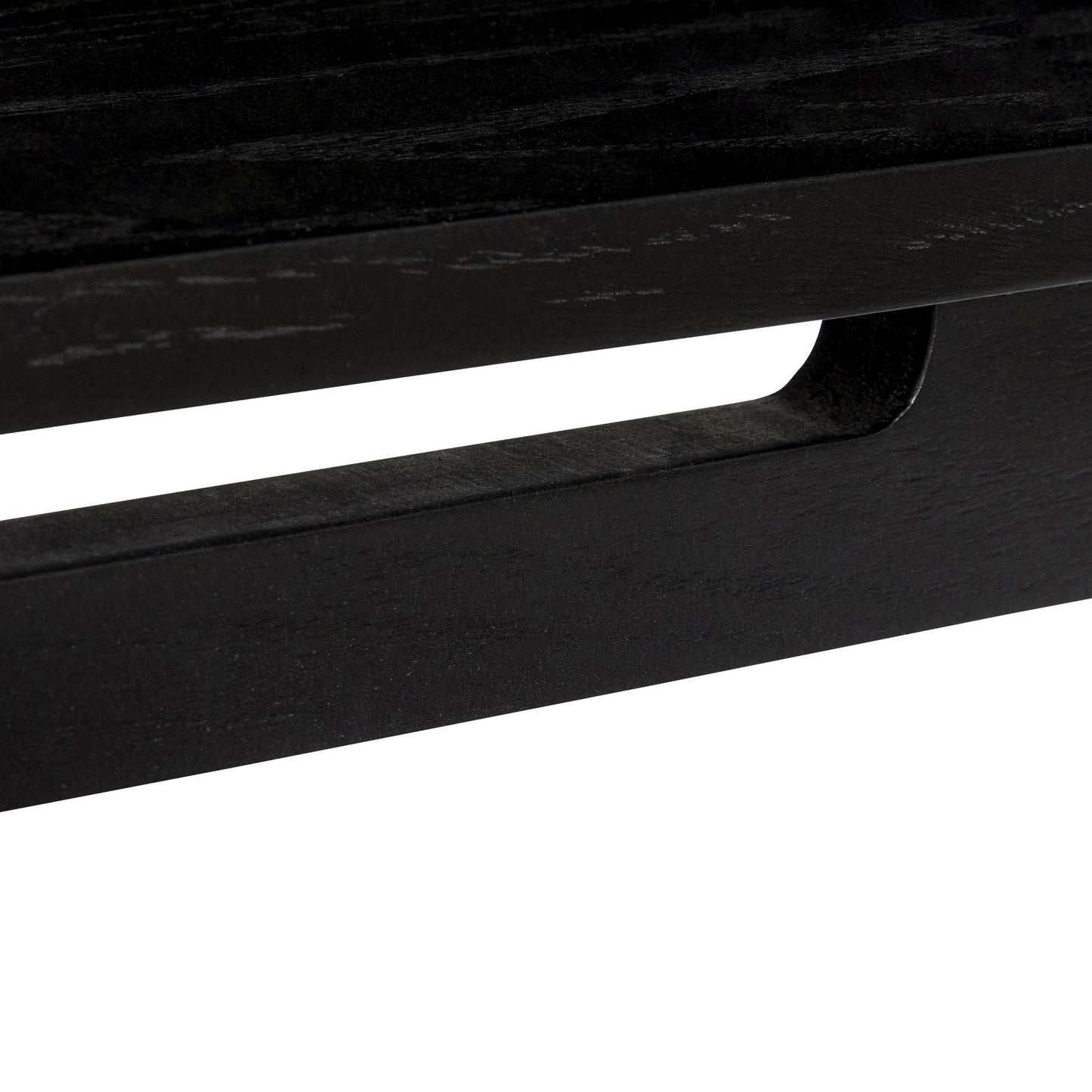 Console en chêne noir