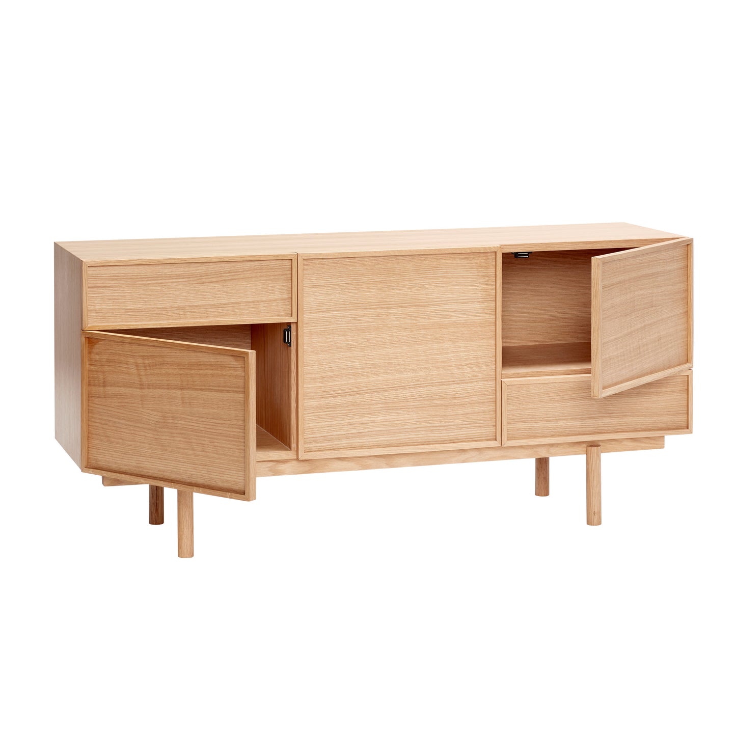 Buffet Cube en chêne Naturel