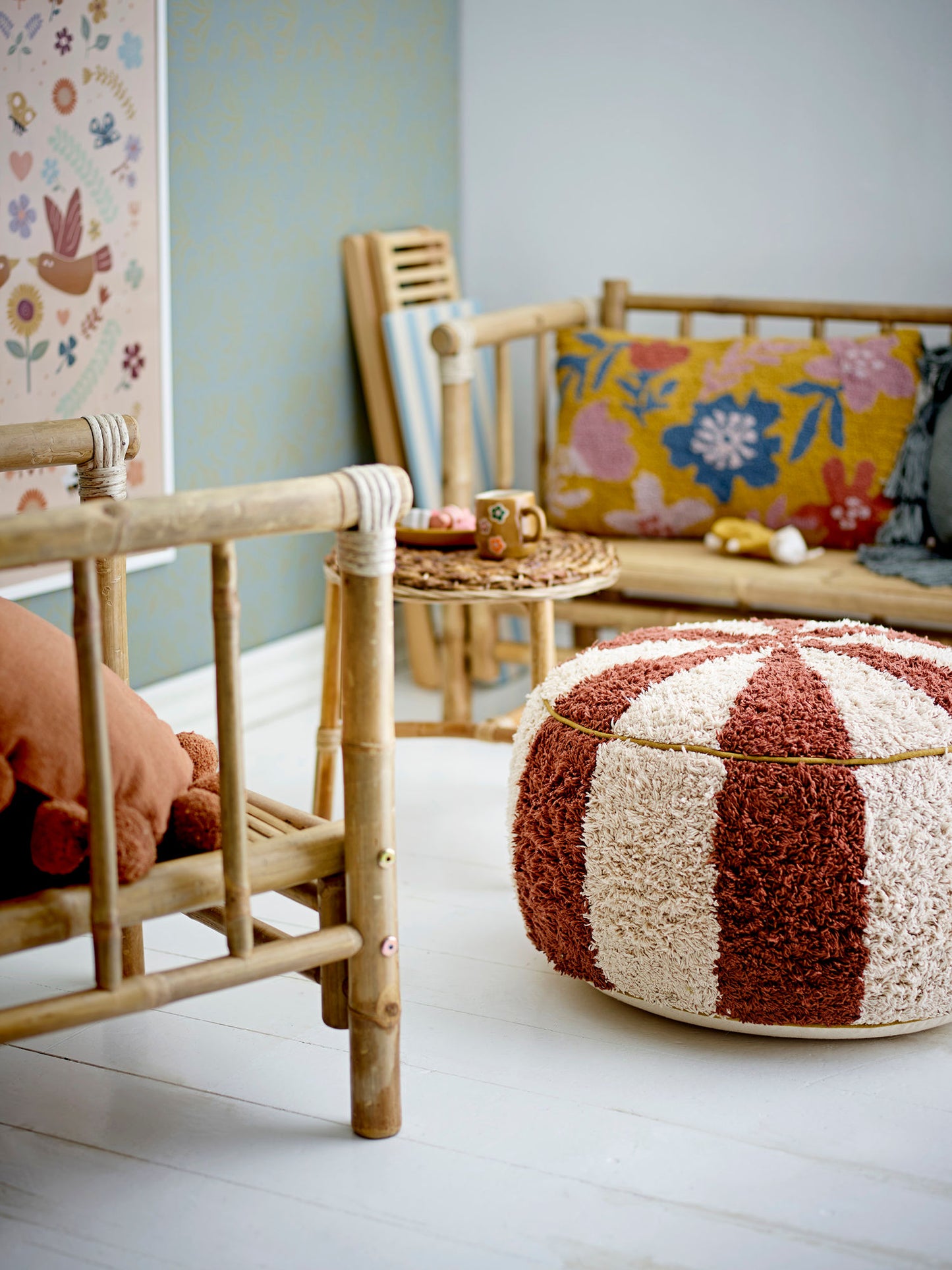 Chaise en bambou naturel, Sole