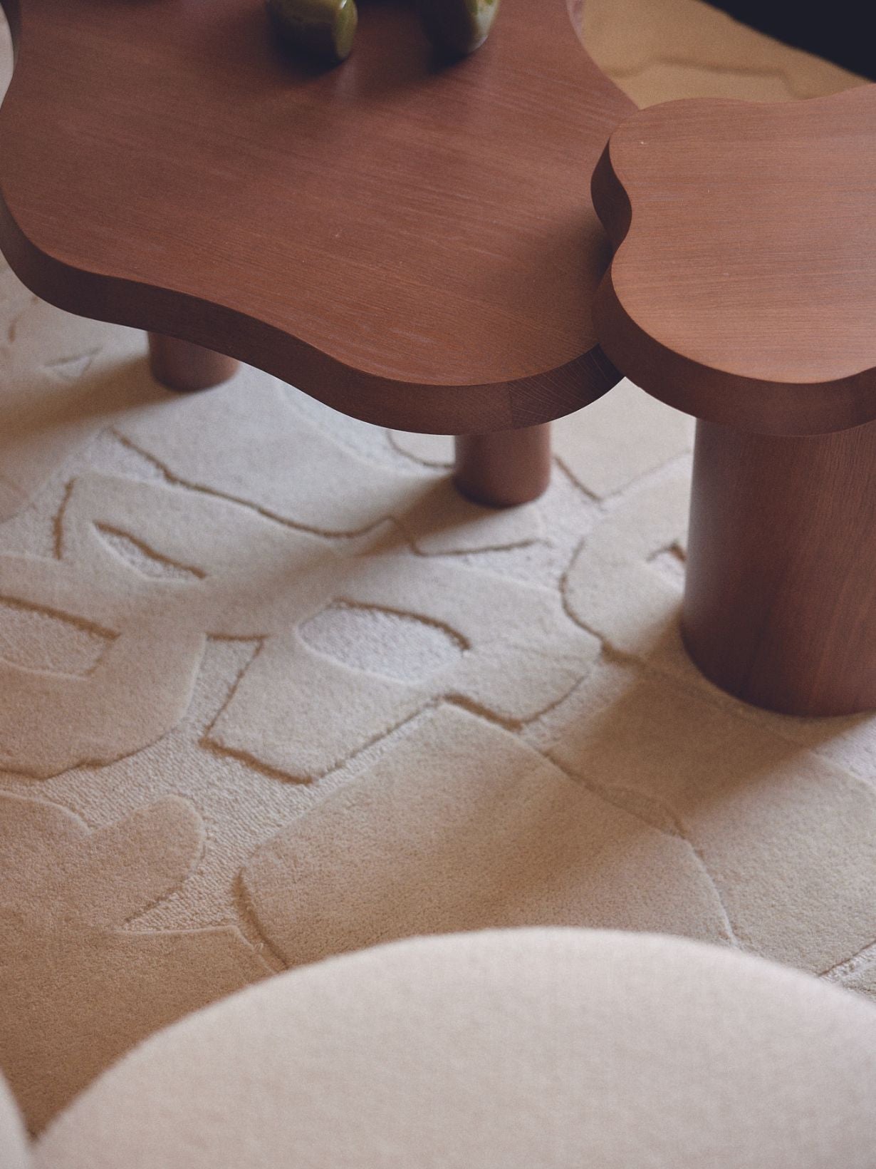 Table d'appoint en bois Mahaut