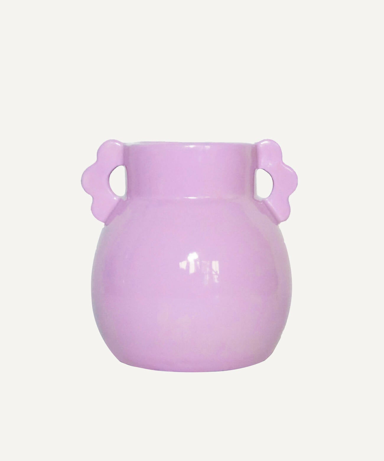 Petit Vase en faïence "Flower" - Lila