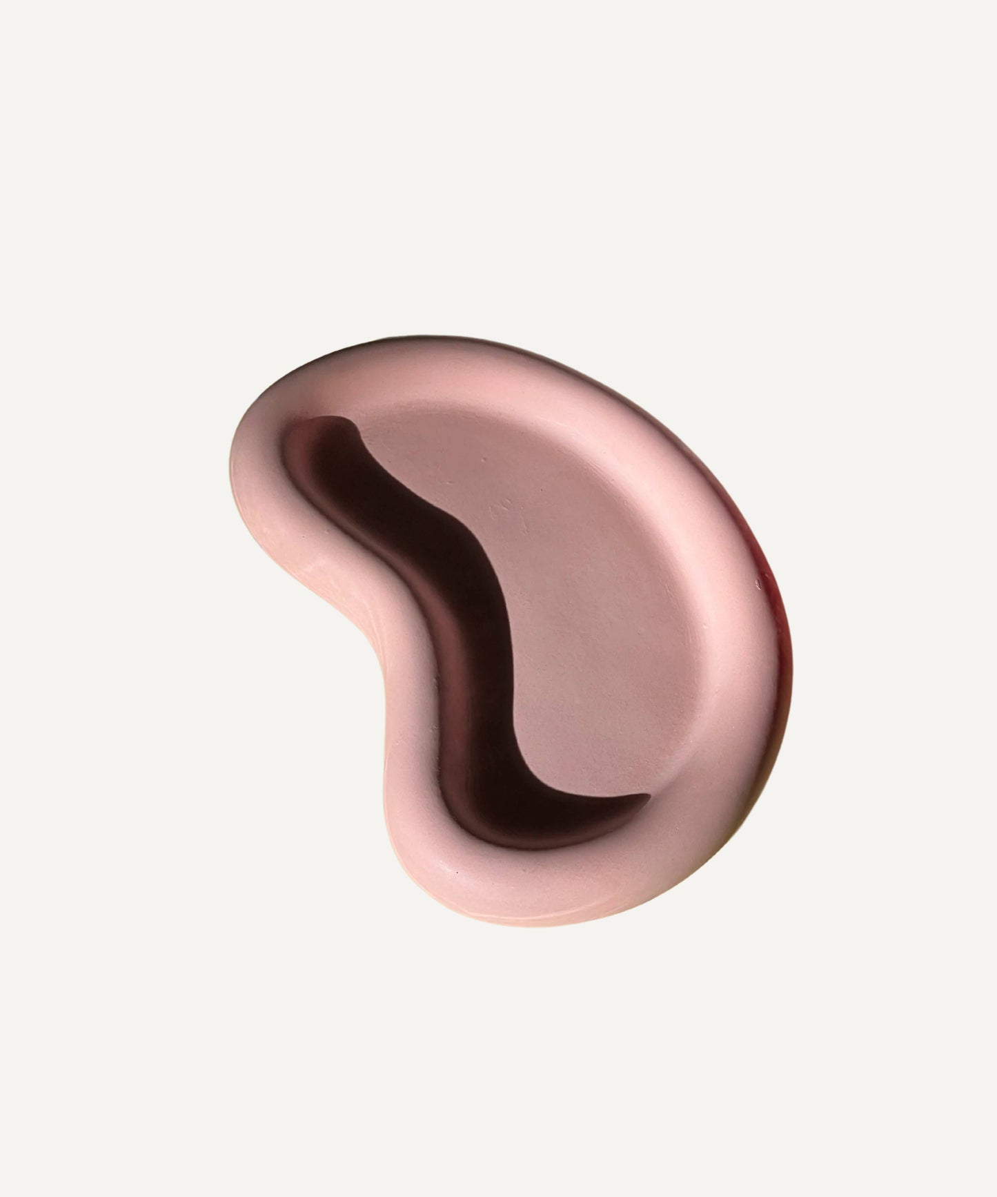 Plateau en jesmonite "Wavy"