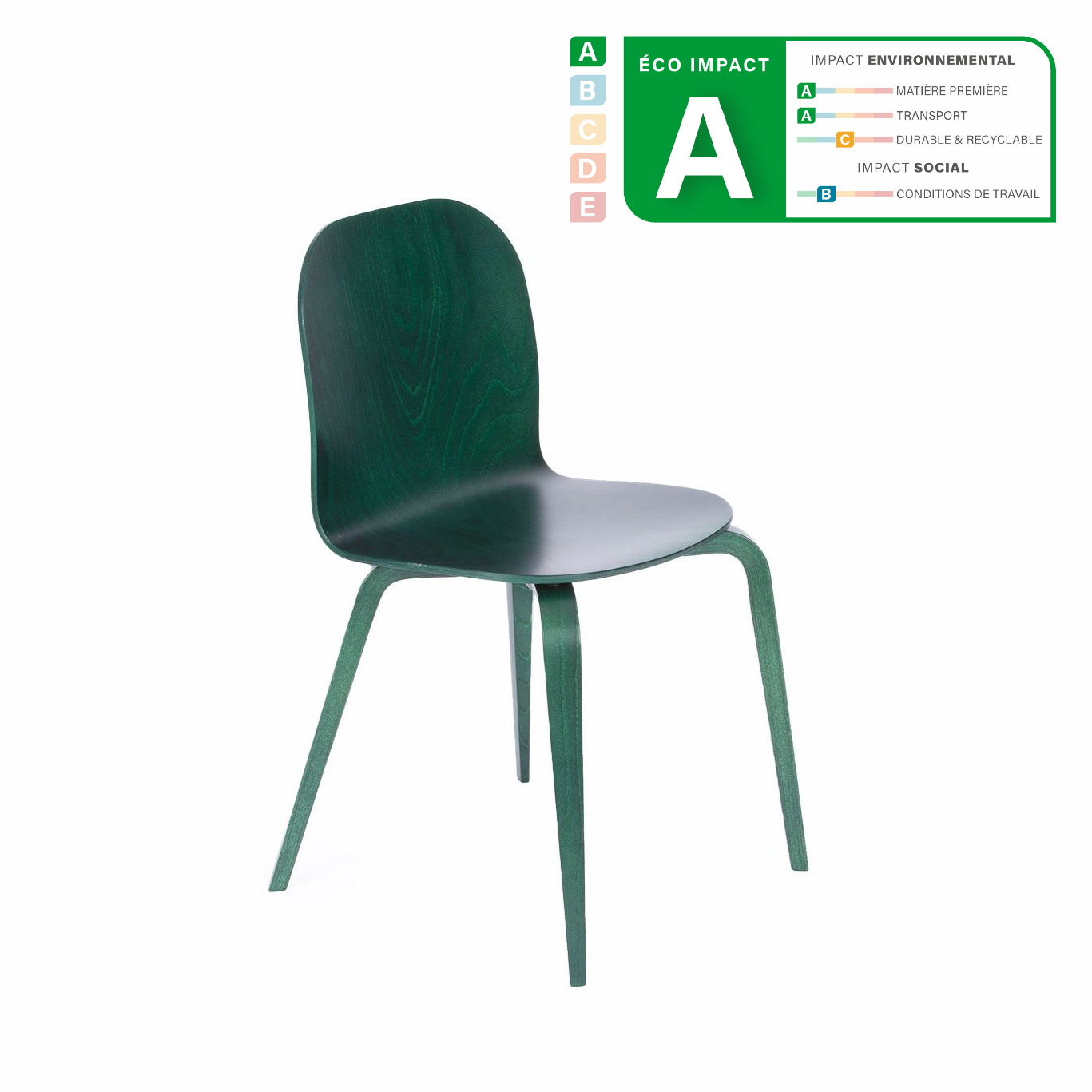 La chaise CL10b x Margaux Keller - Vert