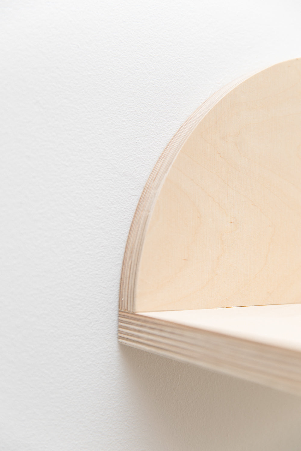 Etagère en forme de demi cercle CITRON