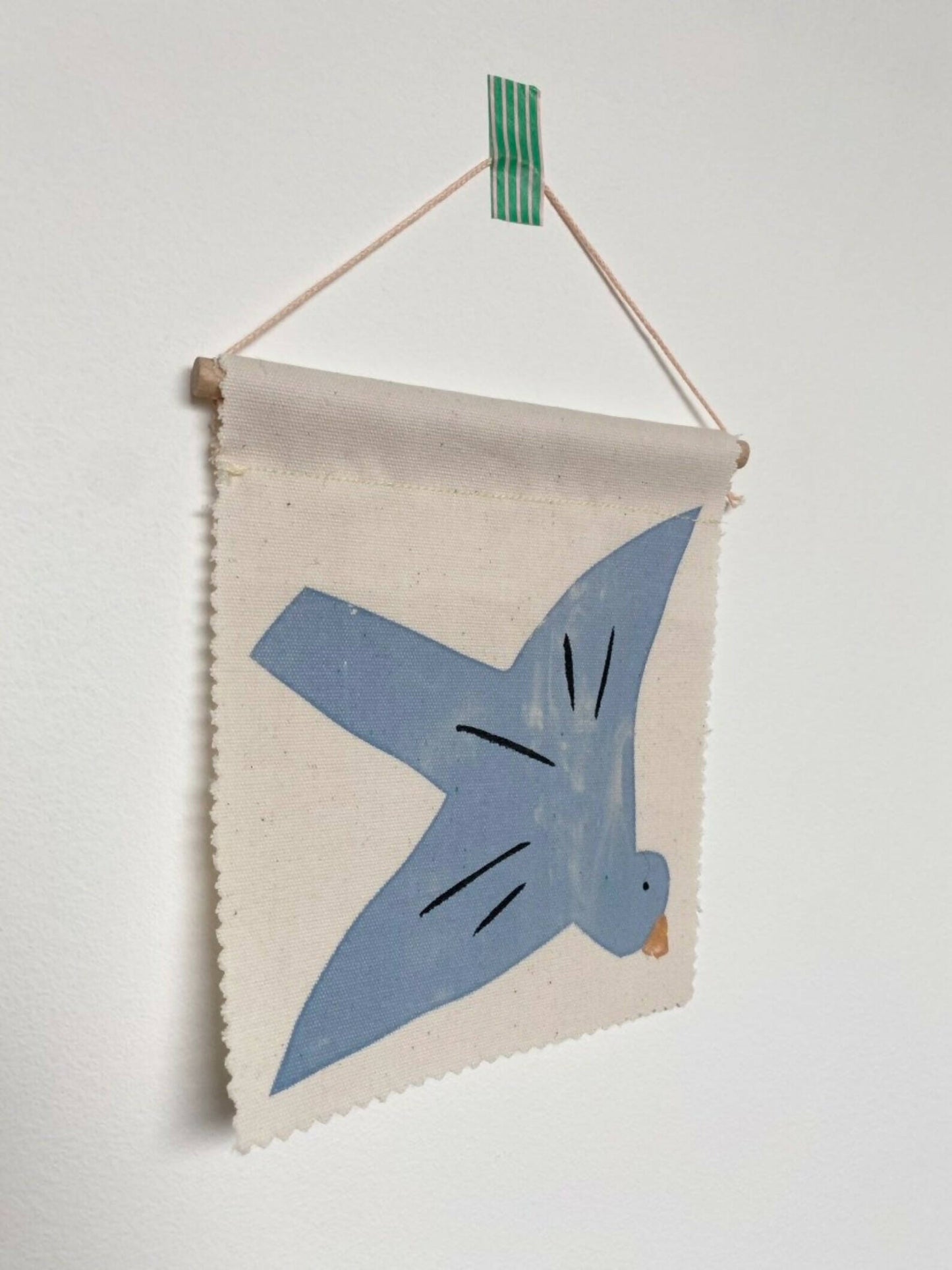 Fanion artisanal et écologique" oiseau "