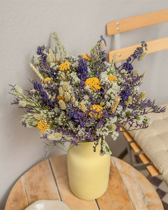 Bouquet de fleurs séchées "Cadaqués"