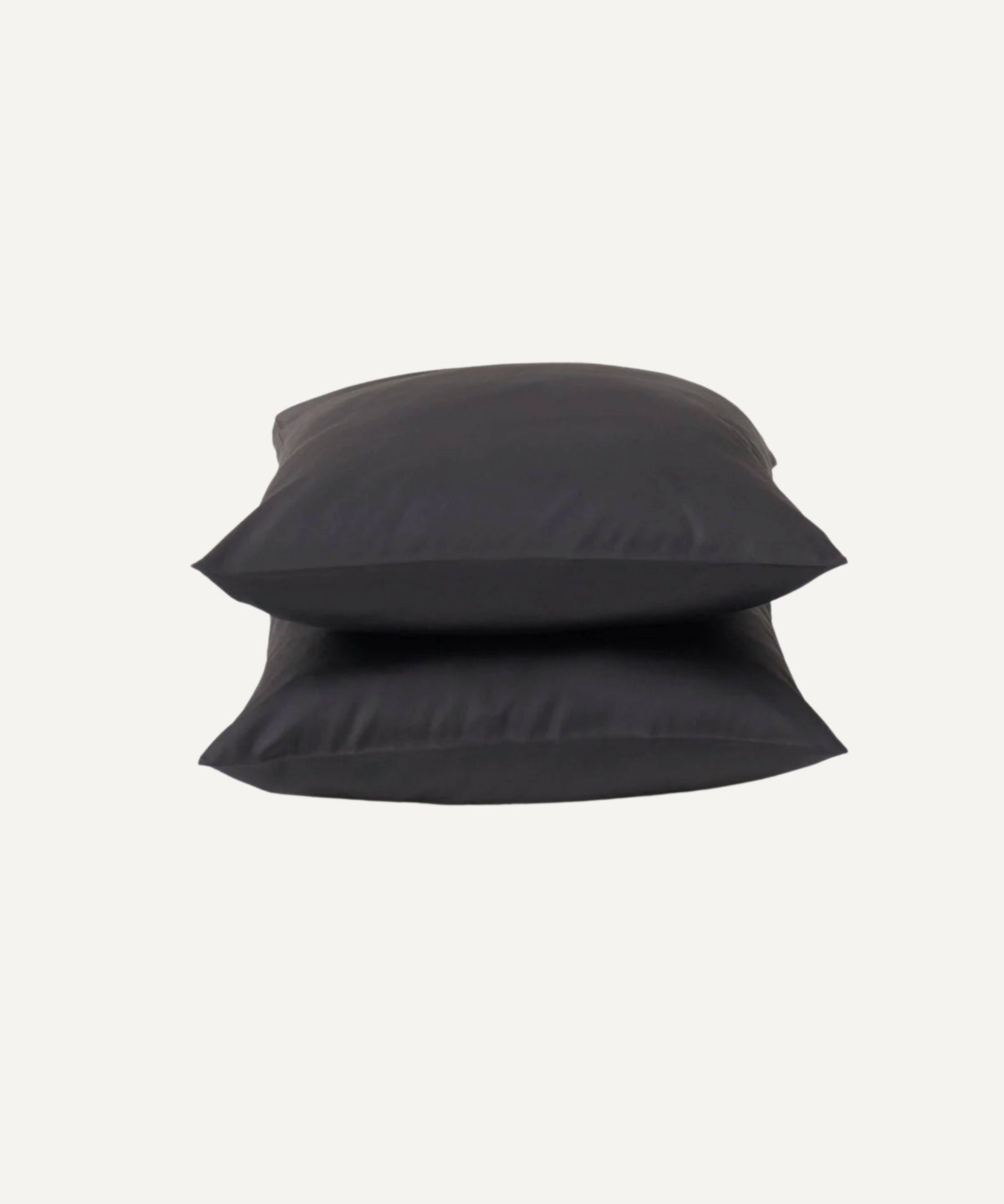 Parure de lit en satin de coton - Graphite