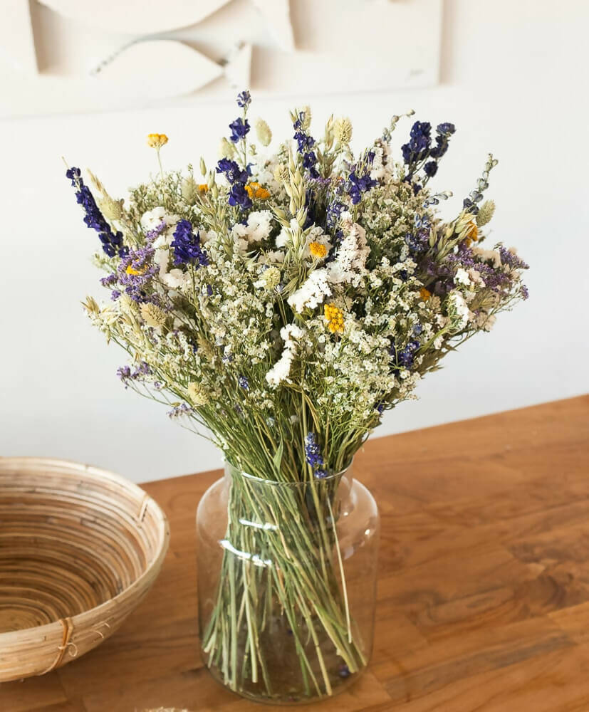 Bouquet de fleurs séchées "Cadaqués"