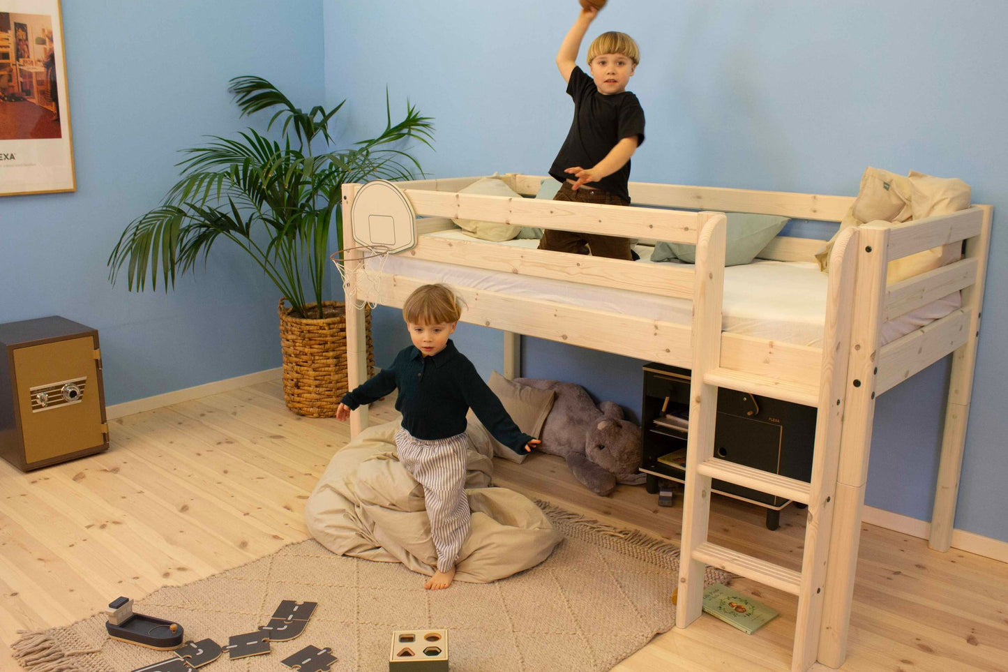 Lit enfant mi-hauteur Classic Raw FR51