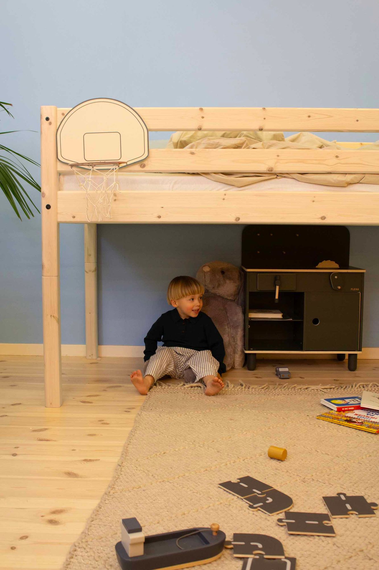 Lit enfant mi-hauteur Classic Raw FR51