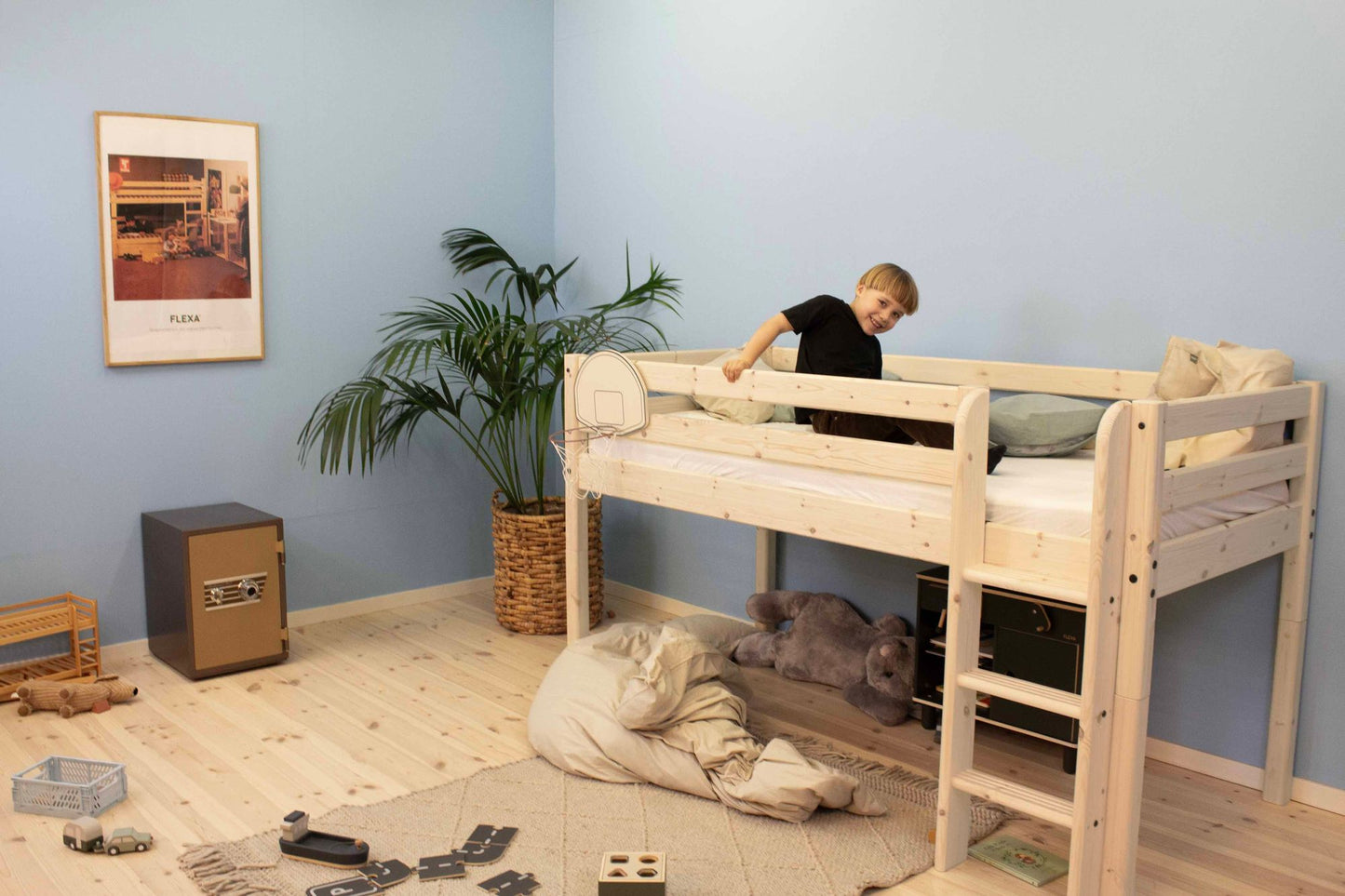 Lit enfant mi-hauteur Classic Raw FR51