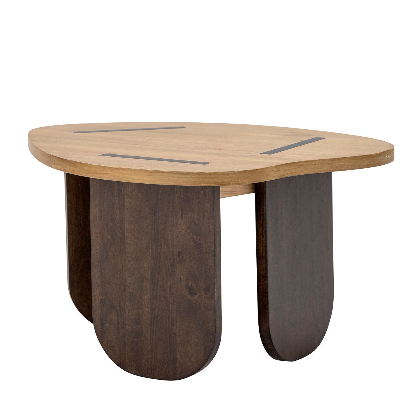 Table basse Cilas, Nature, Bois d'hévéa