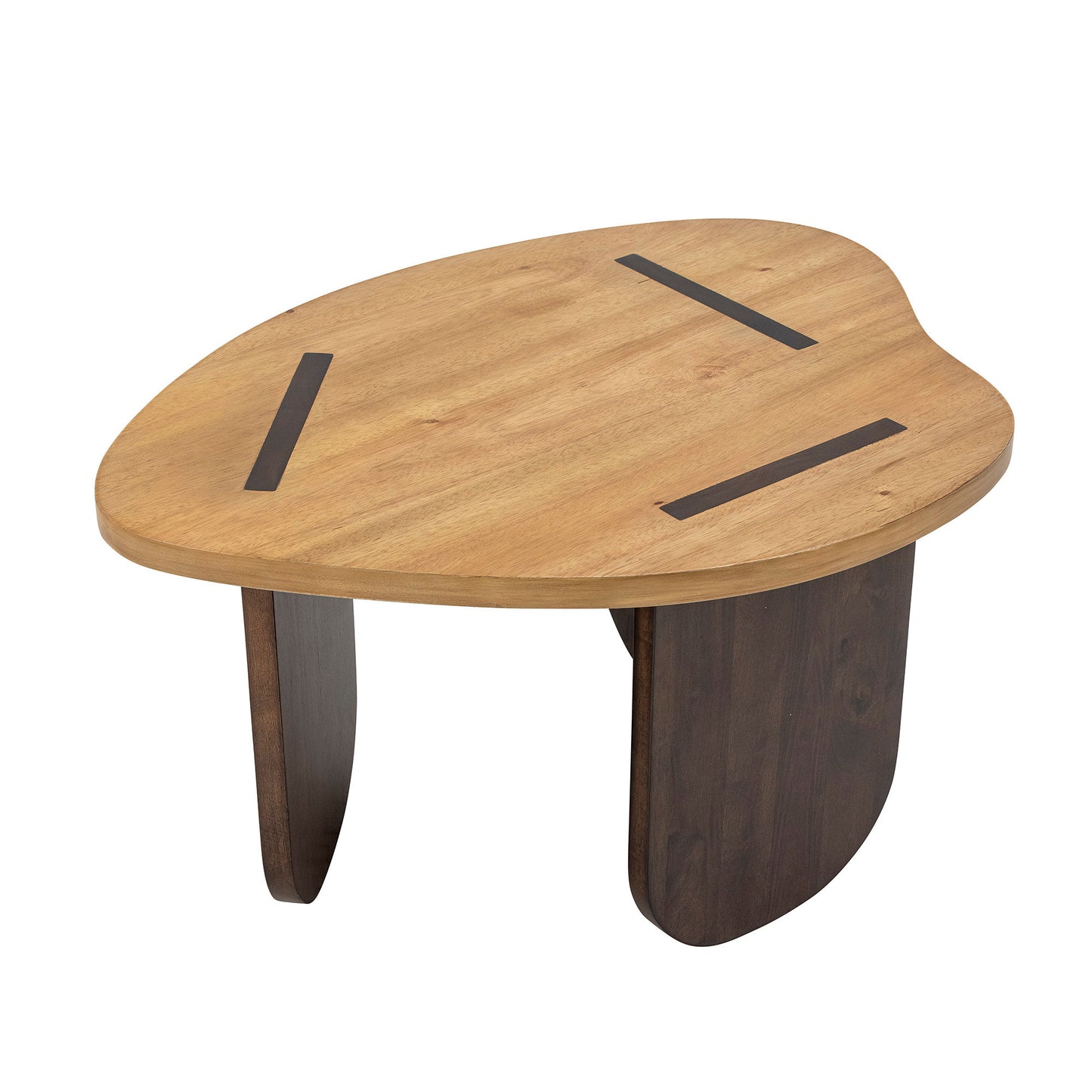 Table basse Cilas, Nature, Bois d'hévéa