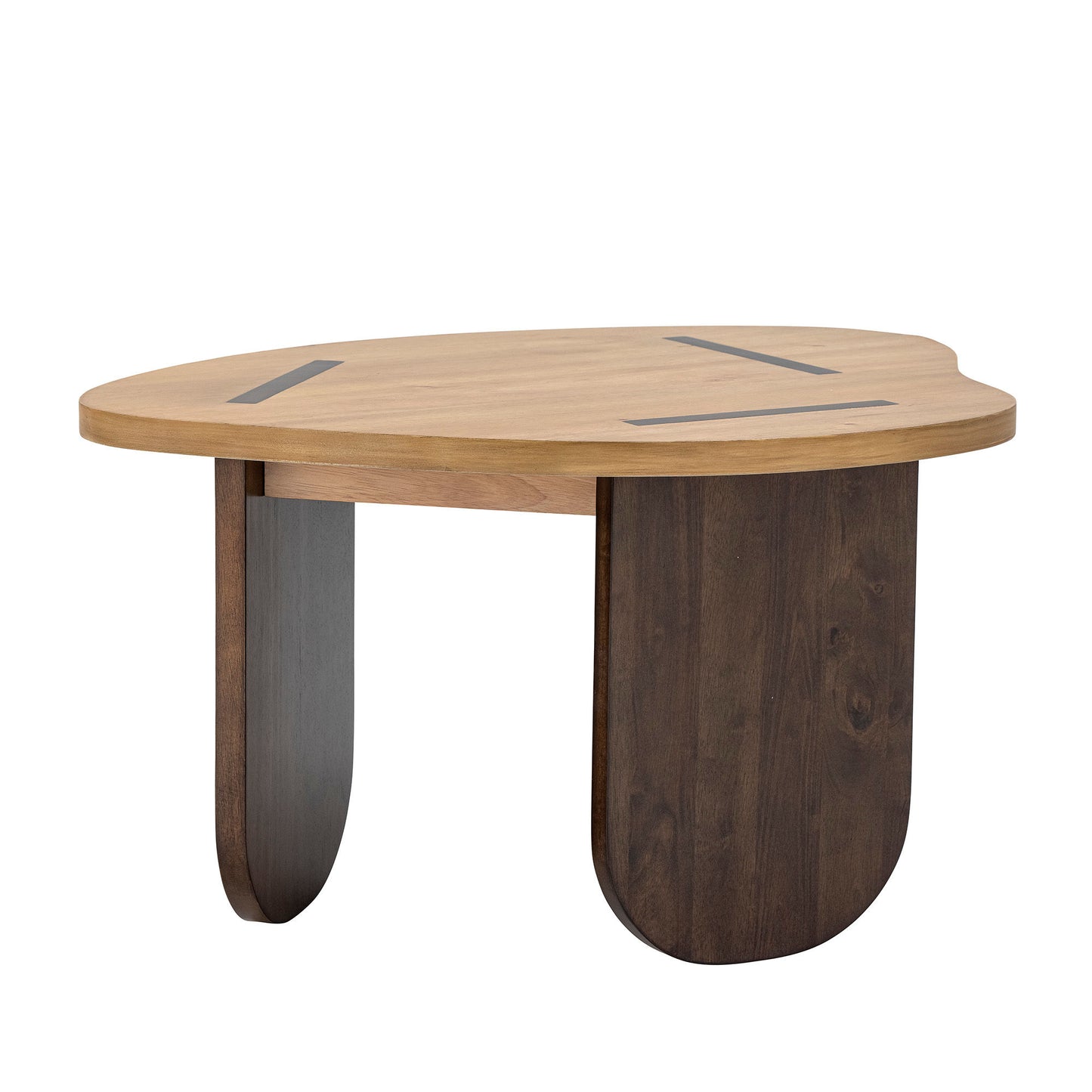 Table basse Cilas, Nature, Bois d'hévéa