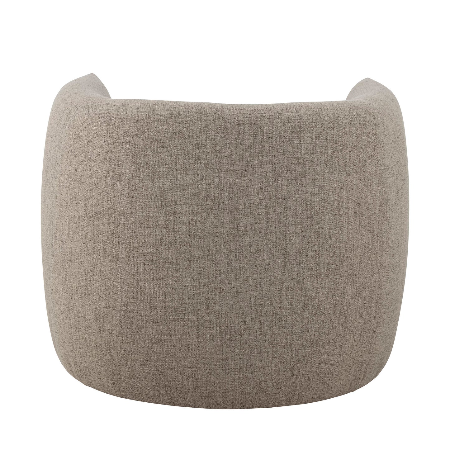 Fauteuil de salon Bacio en tissu beige