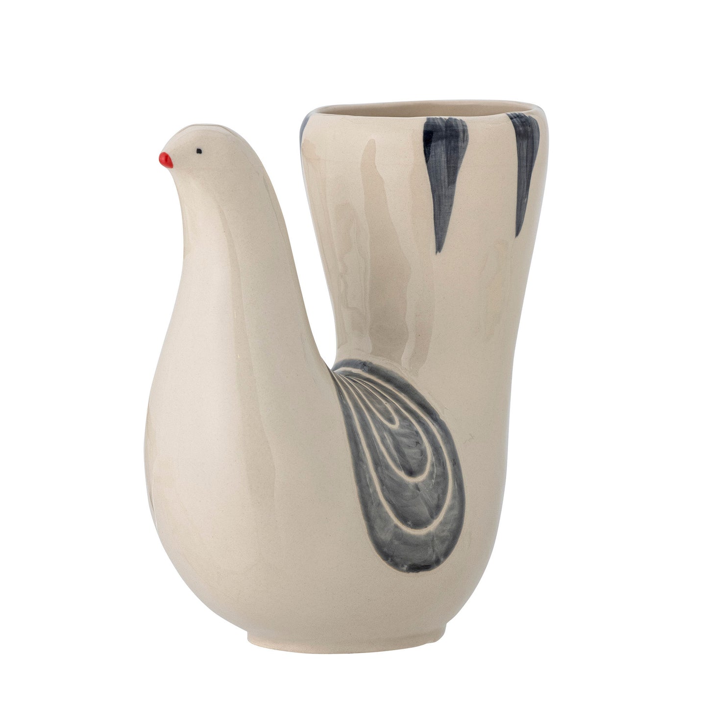 Bloomingville Trudy Vase, Blanc, Grès