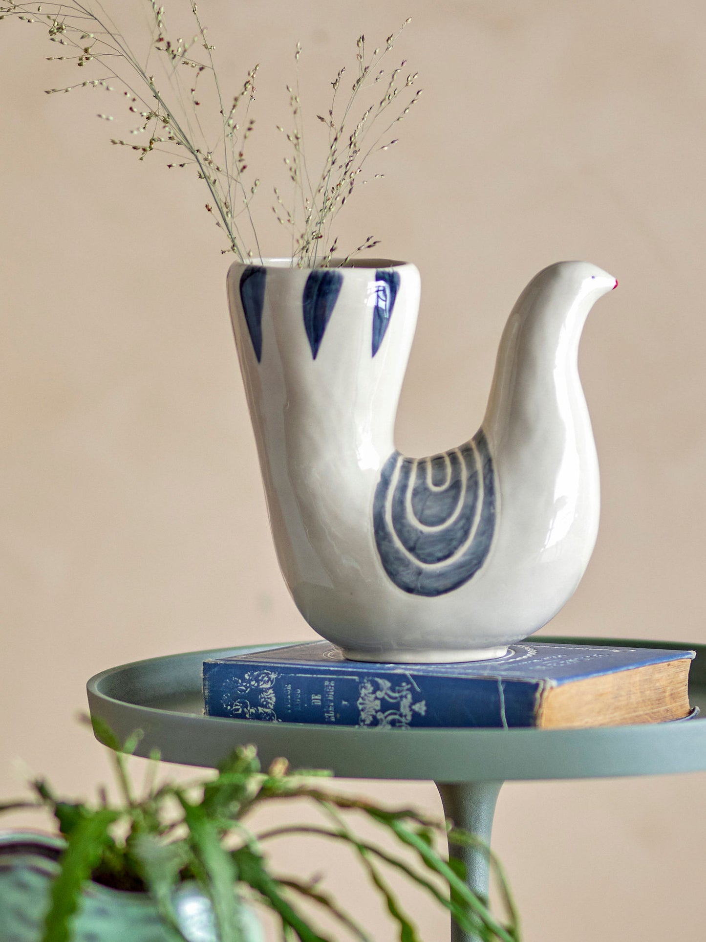 Bloomingville Trudy Vase, Blanc, Grès