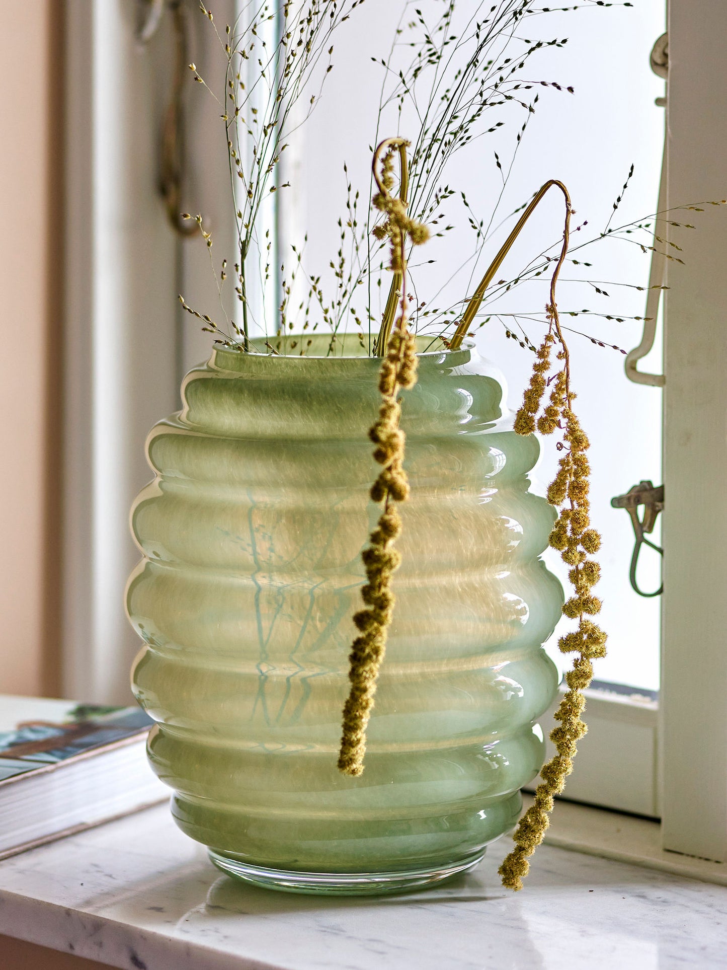 Vase en verre Saihah, vert