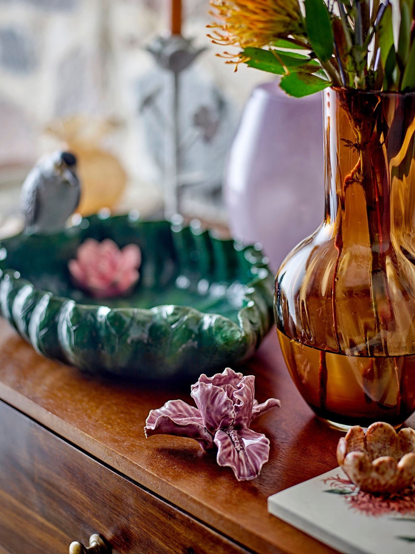 Creative Collection Saiqa Vase, Marron, Verre