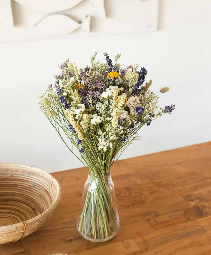 Bouquet de fleurs séchées "Cadaqués"