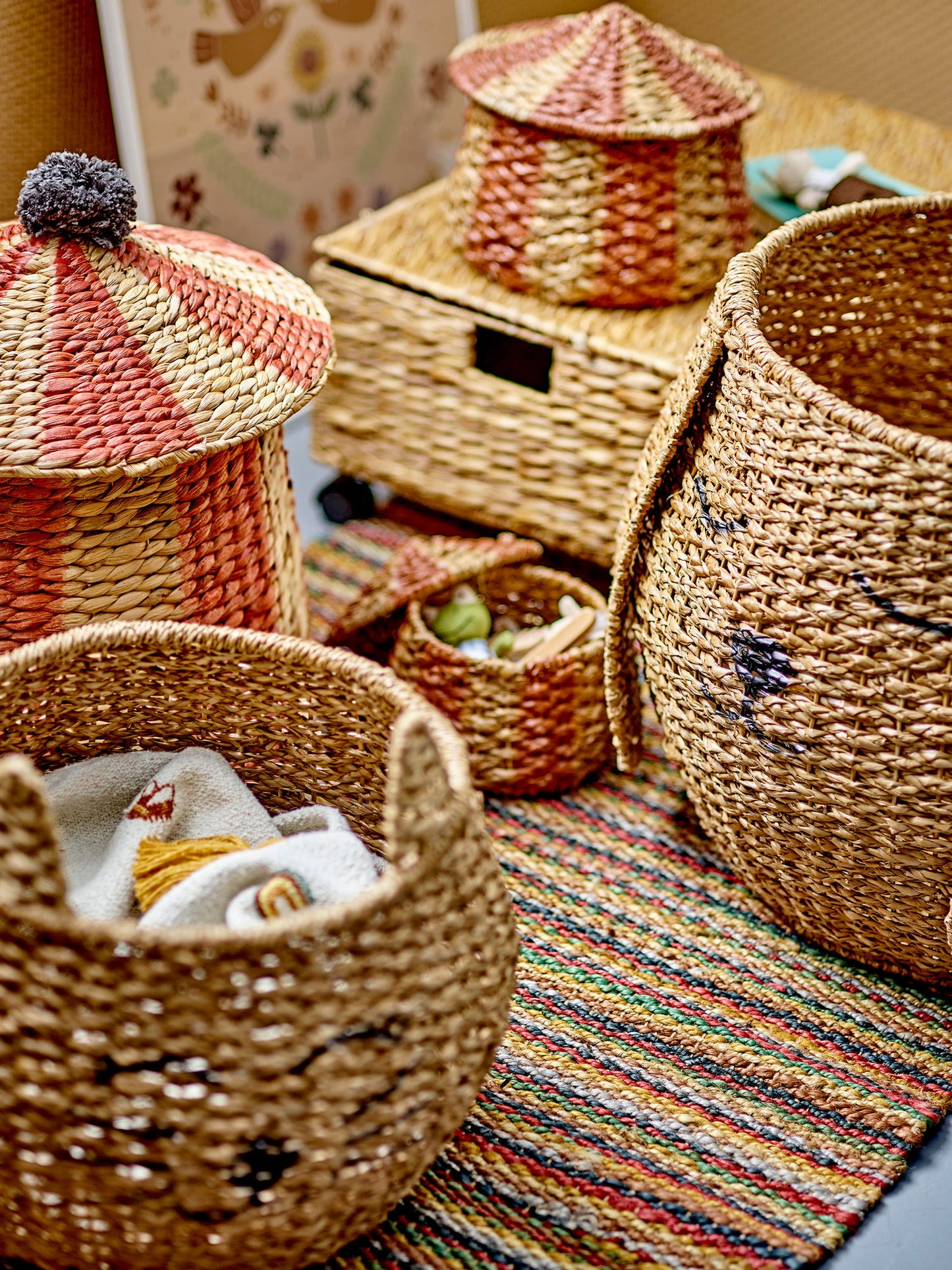 Panier Milus naturel en Herbe de Bankuan