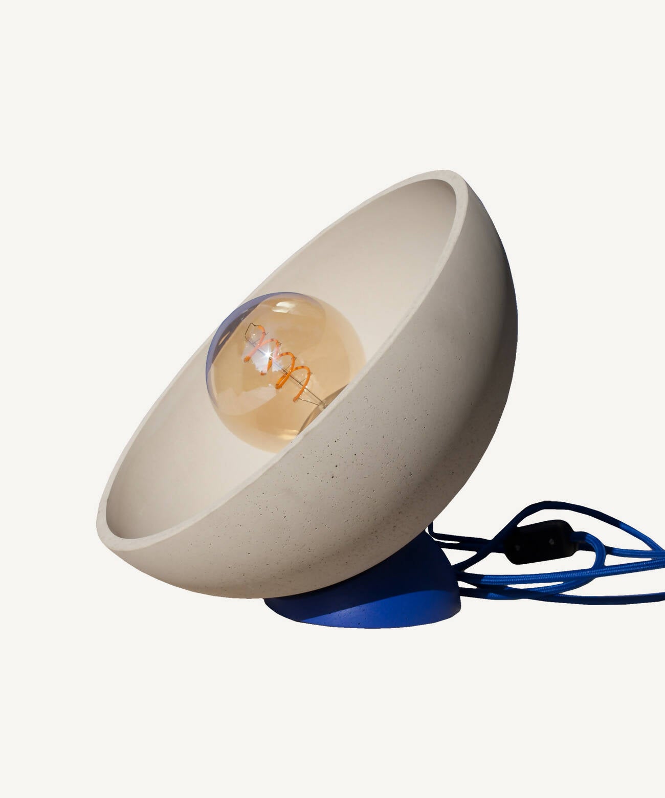 Lampe en béton Radieuse grand modèle - Beige