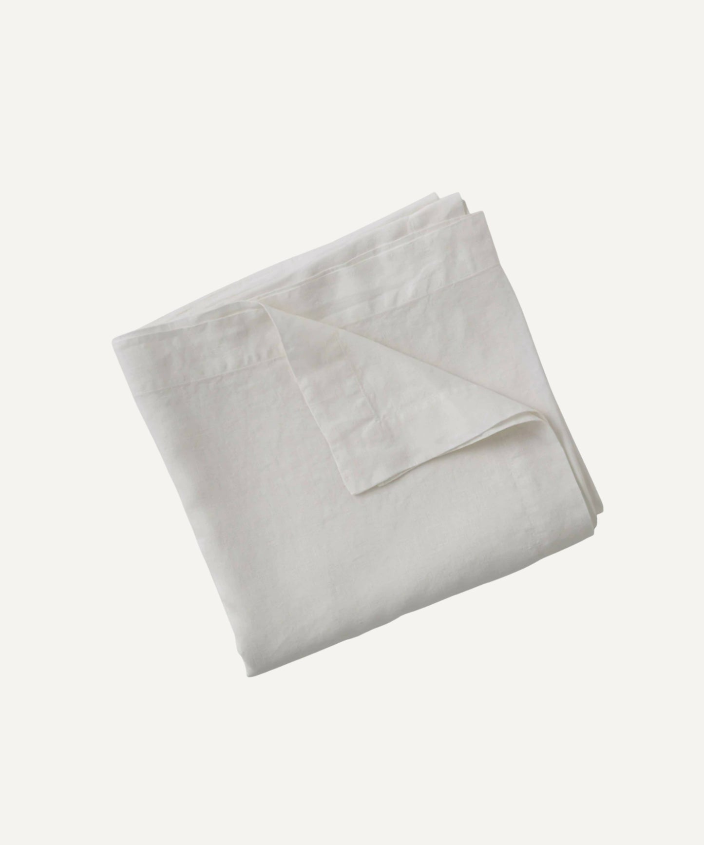 Nappe en lin lavé - Blanc