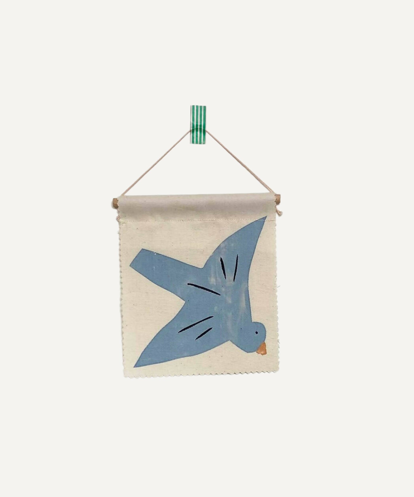 Fanion artisanal et écologique" oiseau "