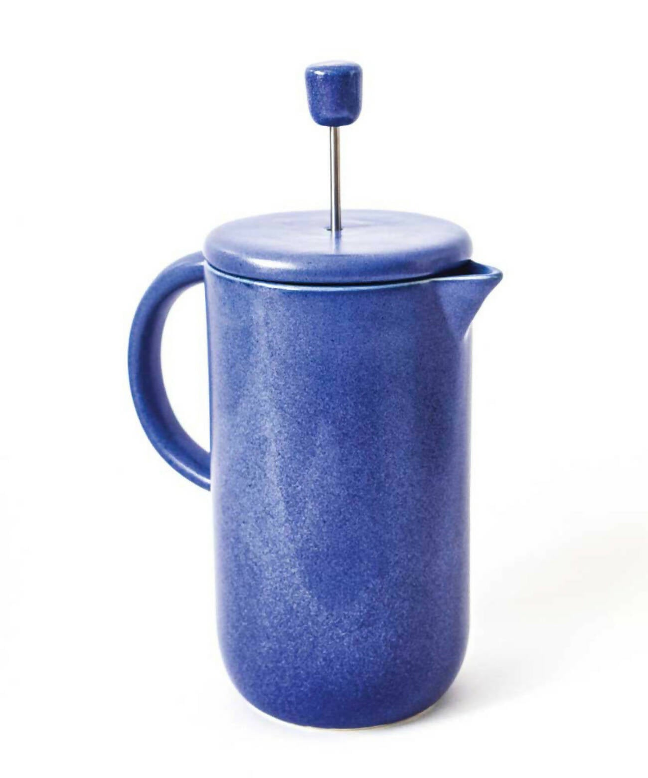 Cafetière à piston Tulum en céramique - Bleu