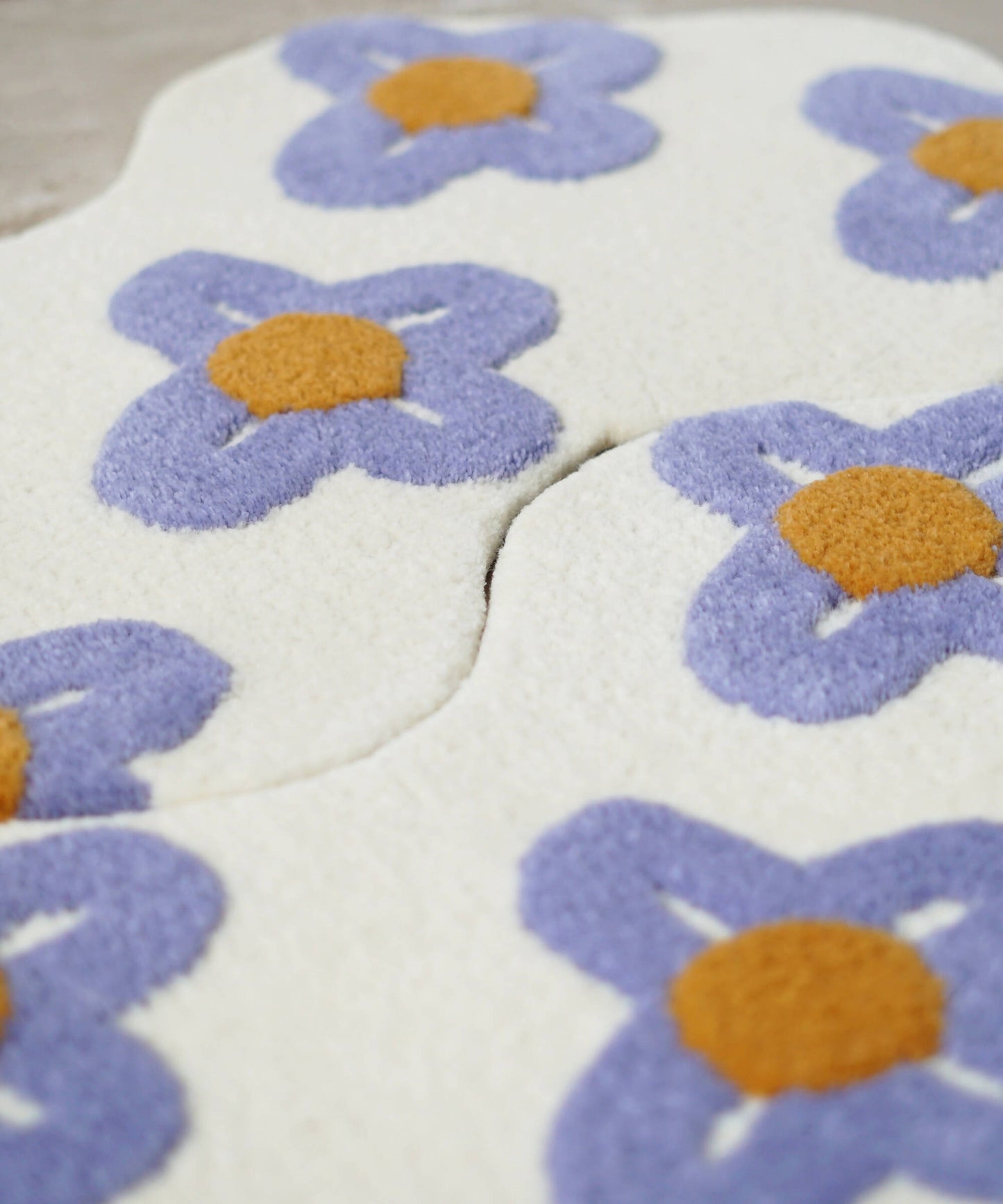 Tapis 100% laine Magma - Fleurs
