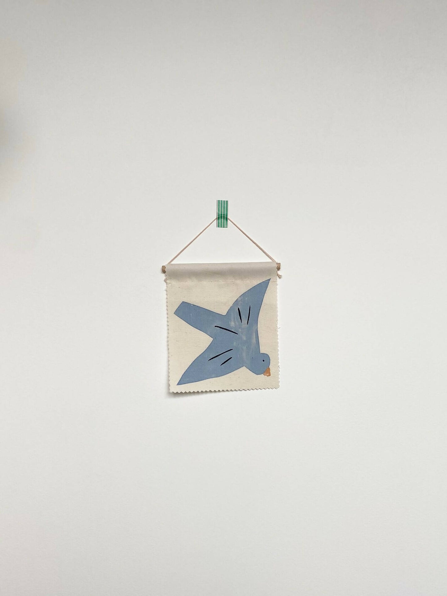 Fanion artisanal et écologique" oiseau "