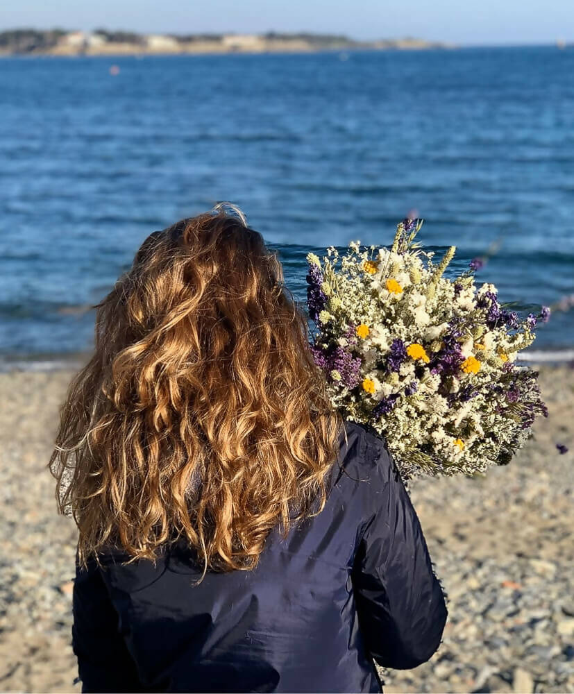 Bouquet de fleurs séchées "Cadaqués"
