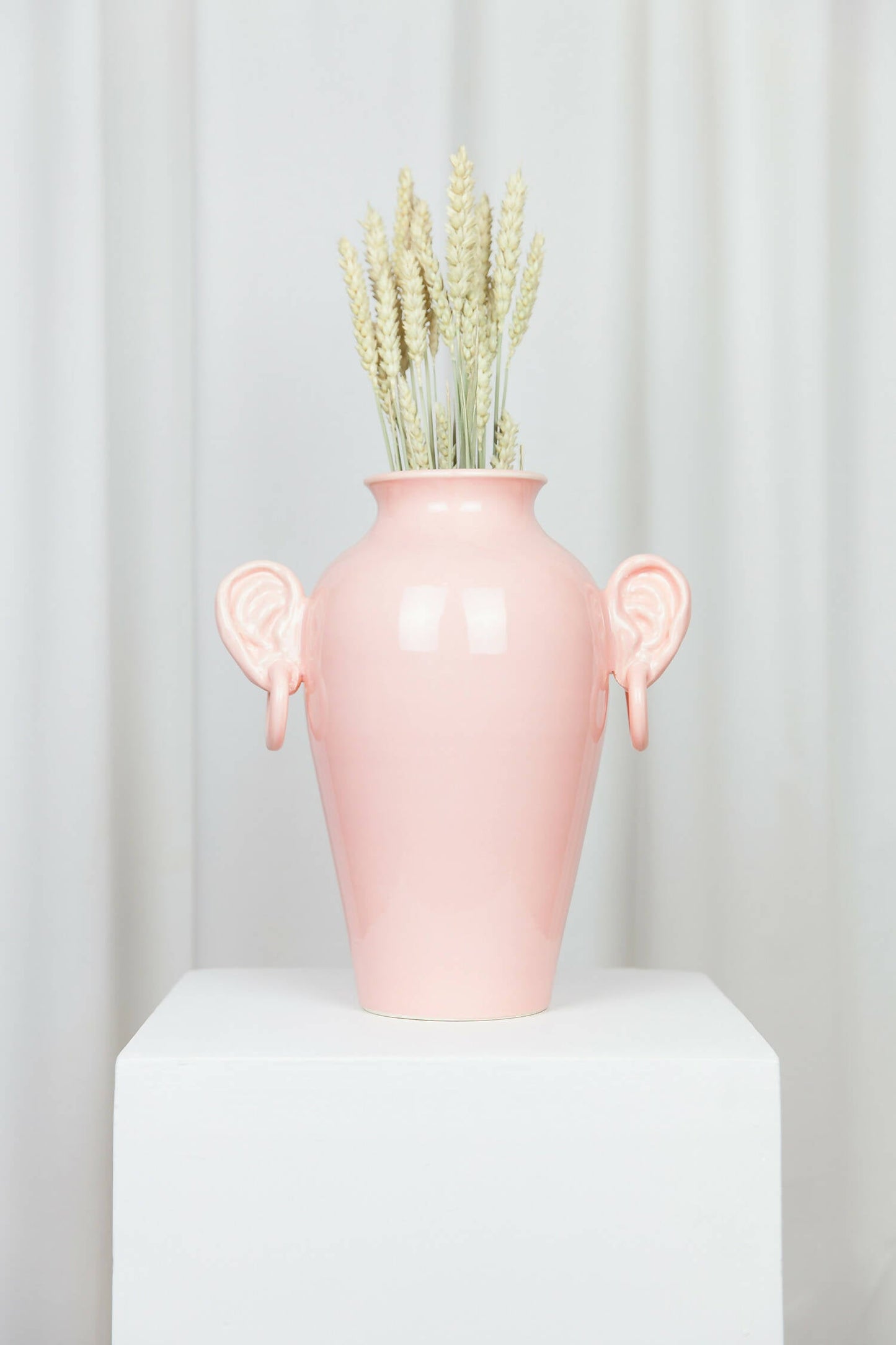 Vase en faÏence "Ears Vase" - Beige