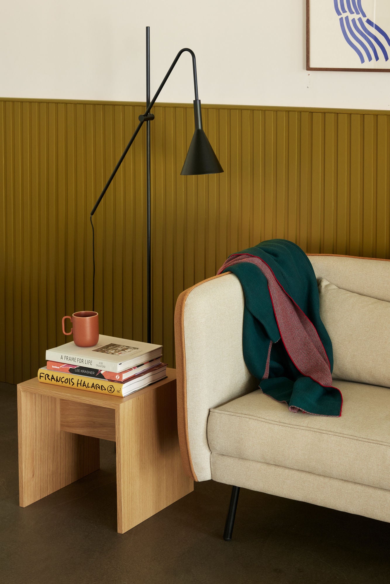 Hübsch Shade Canapé Orange/Beige