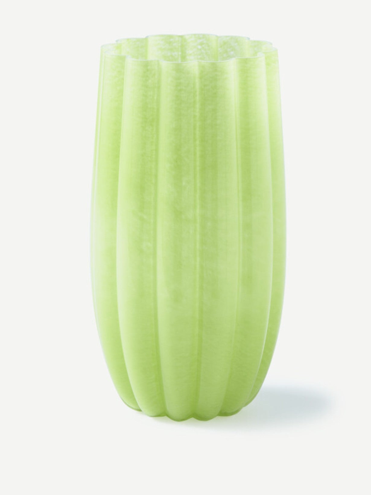 Vase en verre, Melon - L