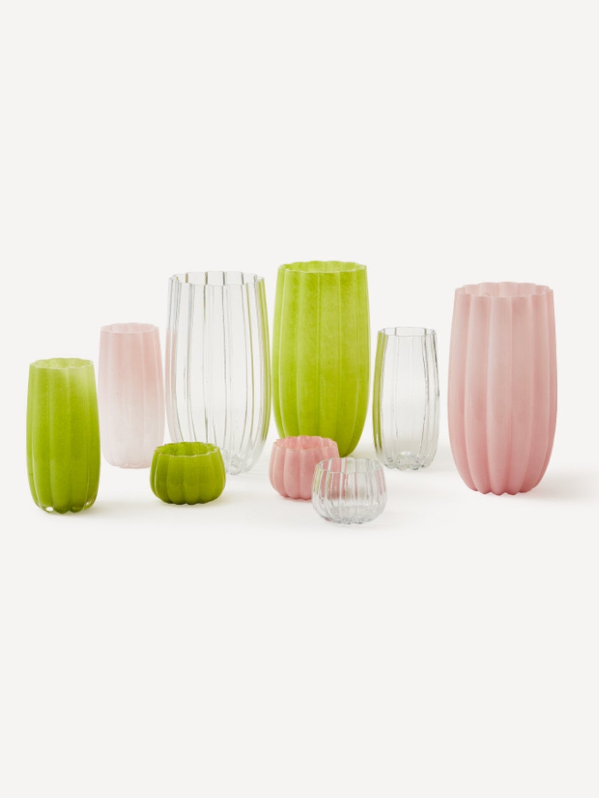 Vase en verre, Ouragan de Melon