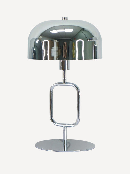 Lampe en métal chromé, Mode