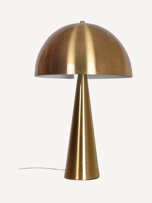 Lampe en métal doré satiné, Paul