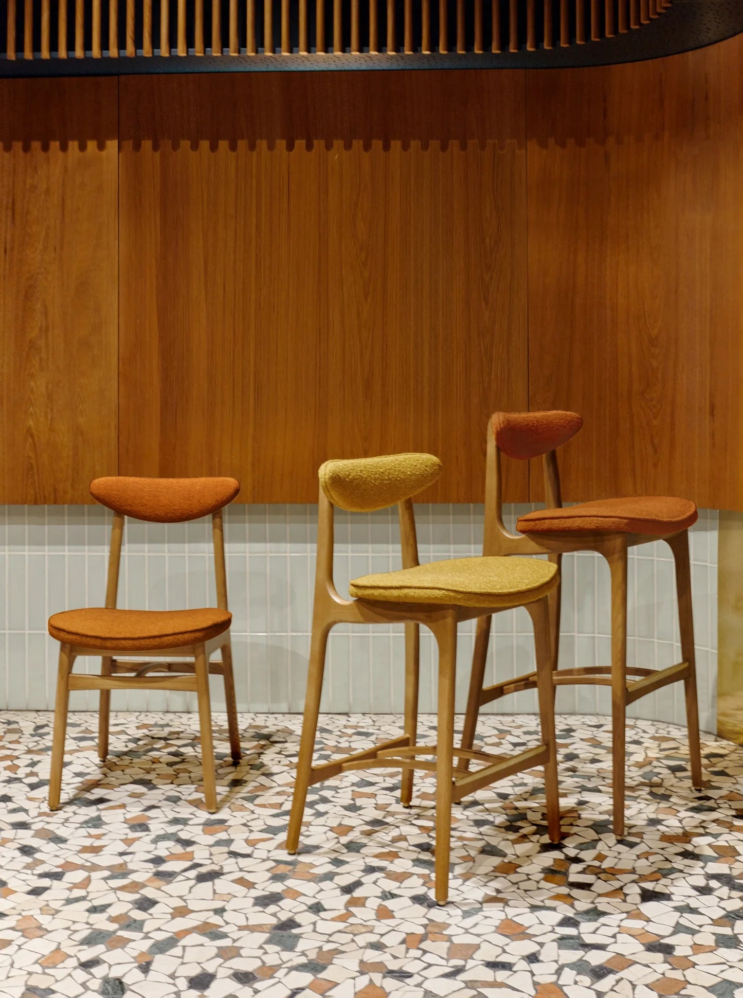 200-190 Bar Stool S/65 in Velvet Bottle Green