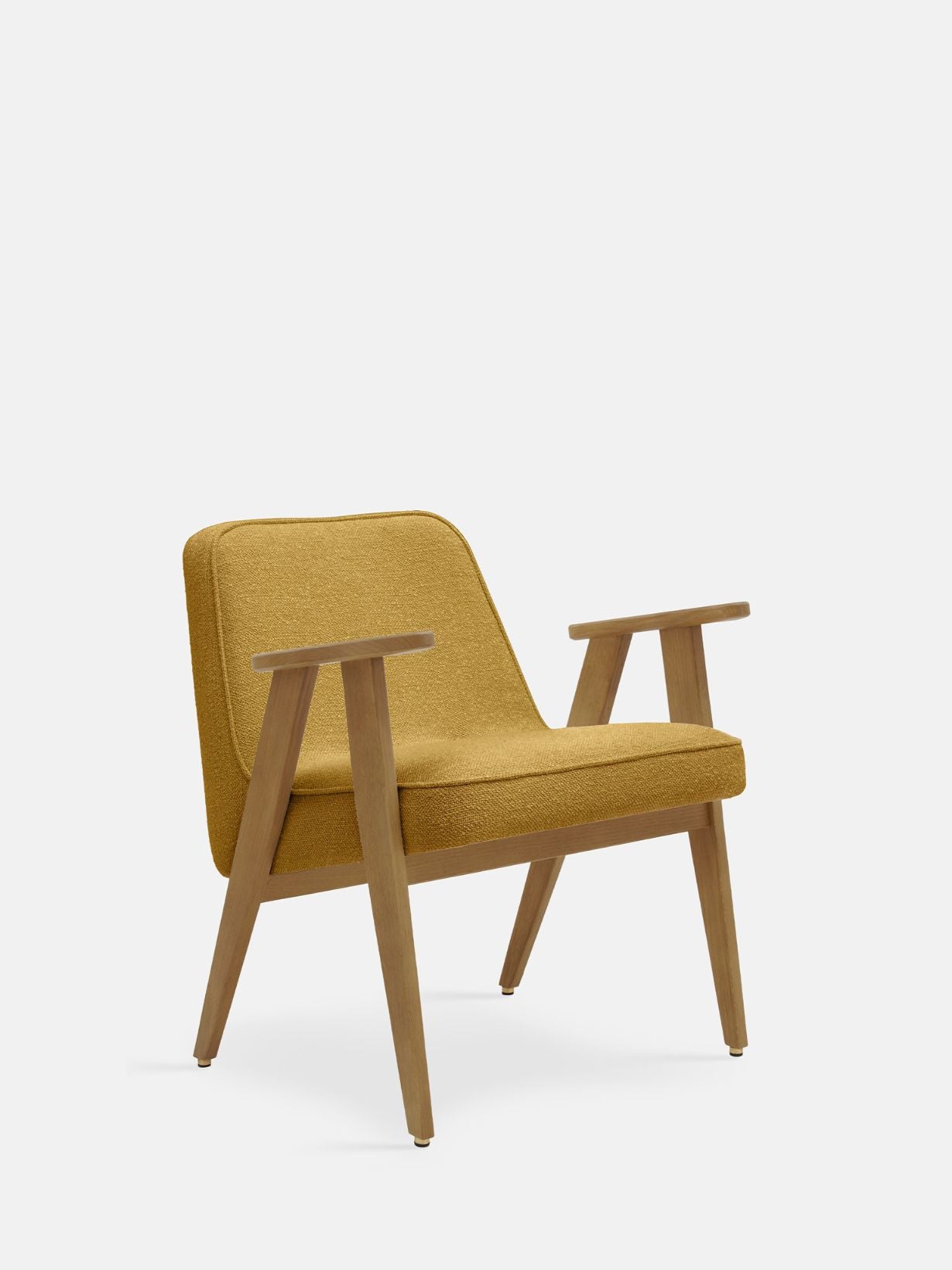366 Armchair in solid oak and New Coco Fabric