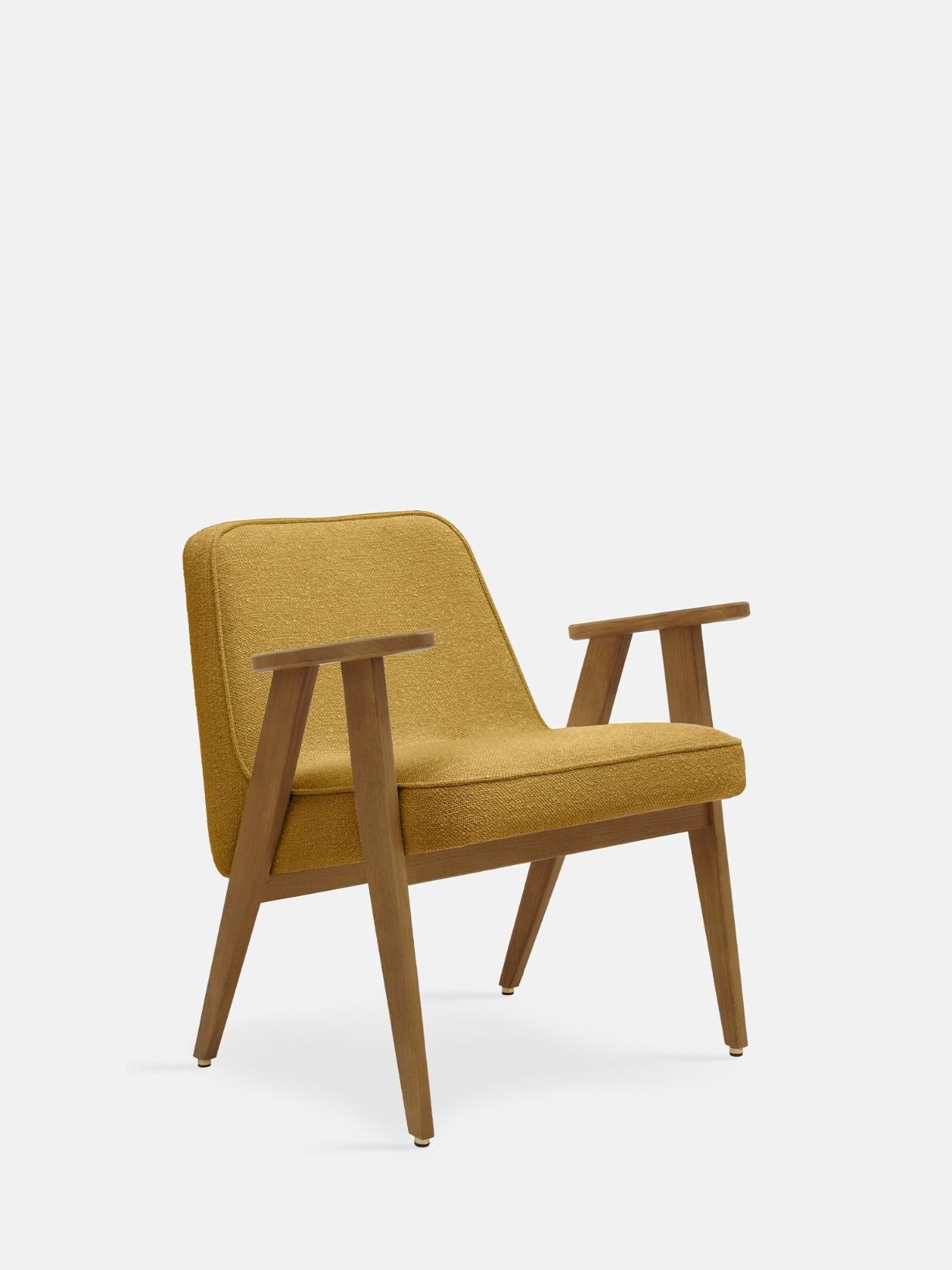 366 Armchair in solid oak and New Coco Fabric